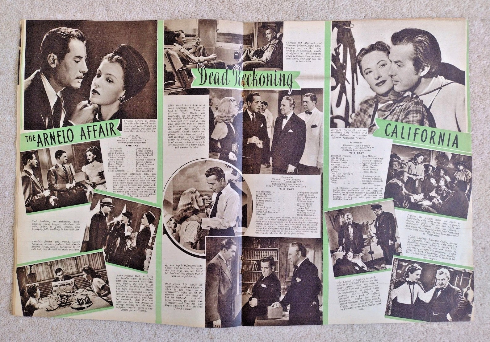 Picture Show magazine 19 April 1947 Notorious Bergman Grant John Mills ++