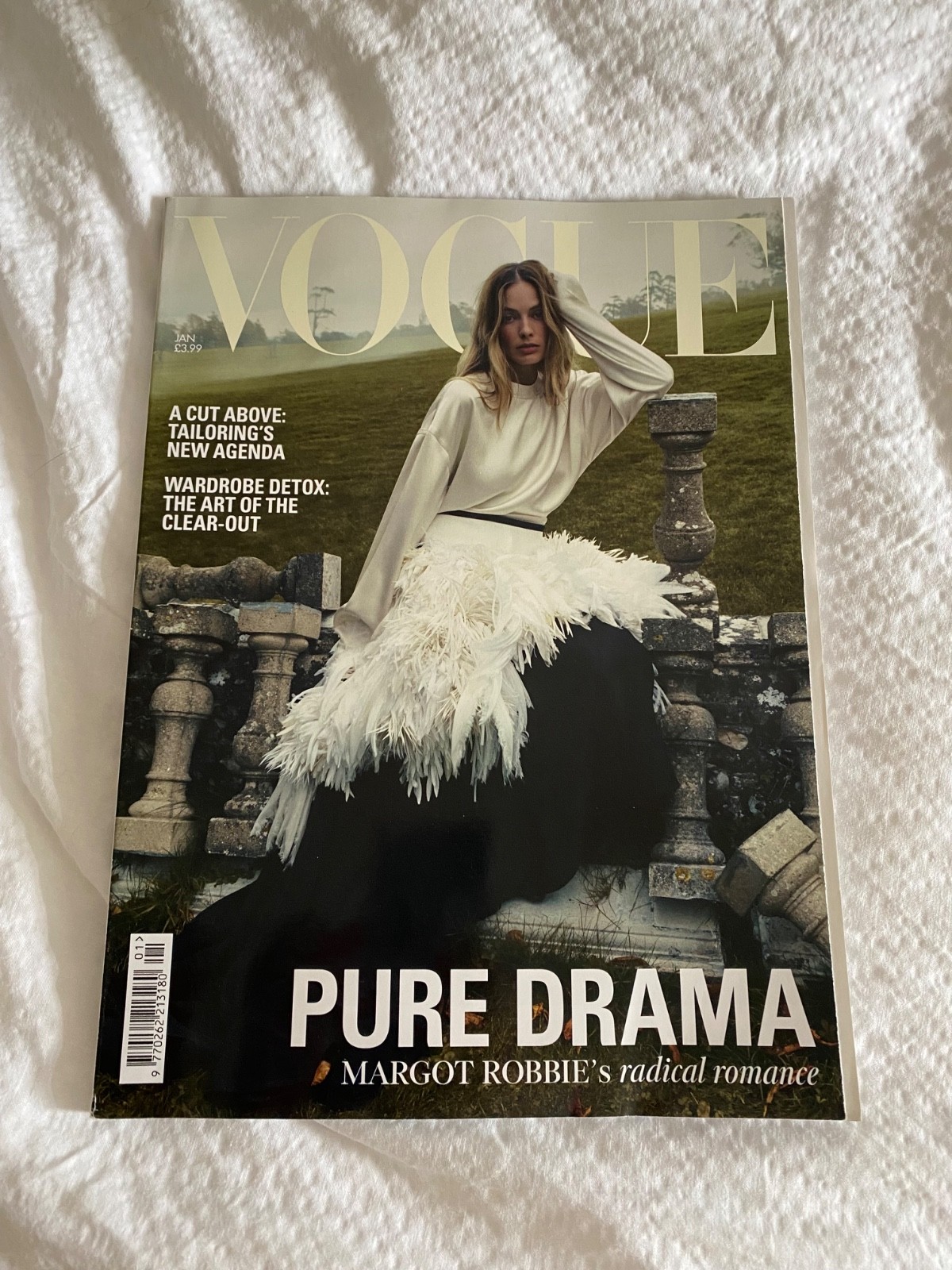 British UK Vogue Magazine January 2026 Margot Robbie photo shoot new