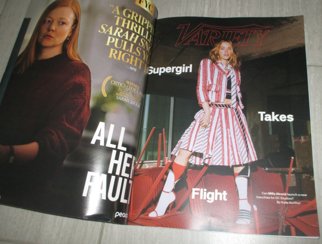 VARIETY MAGAZINE Issue MILLY ALCOCK Supergirl Takes Flight – MAY 20, 2026 *NEW*