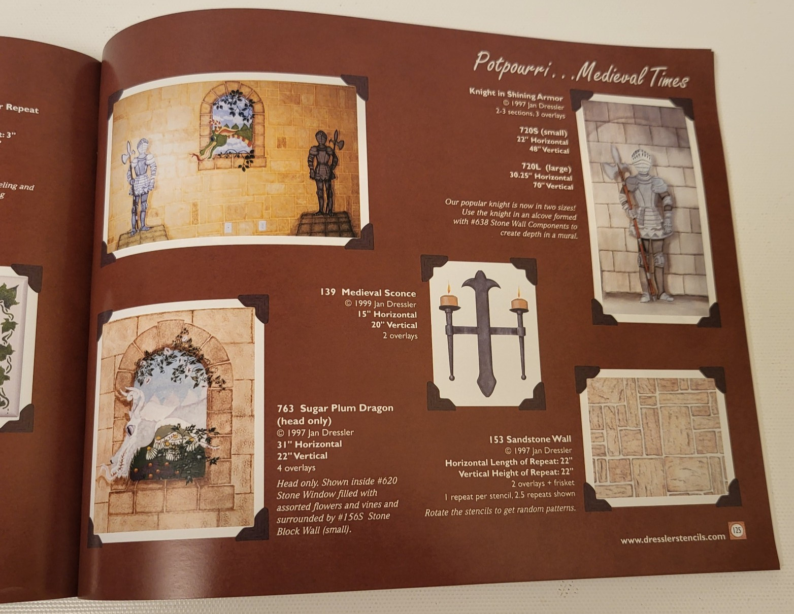 2001 Dressler Stencil Company Illustrated Product Catalog Book – 160 pages