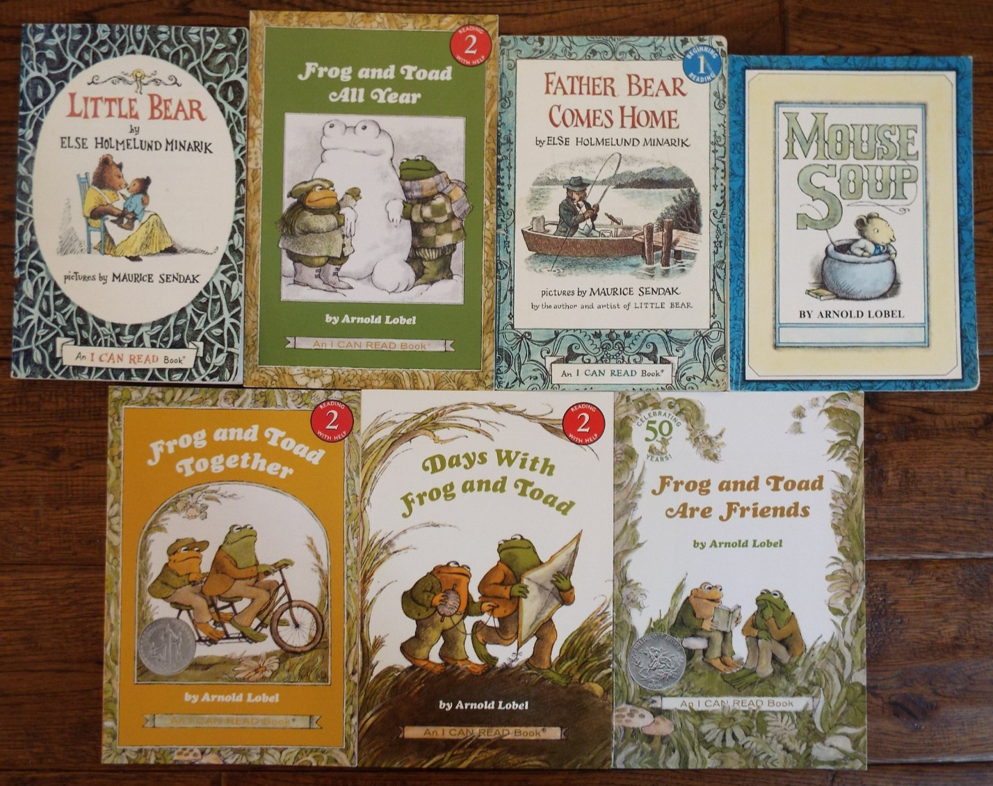 Lot 7 Little Bear & Frog and Toad Readers Books Arnold Lobel Maurice Sendak