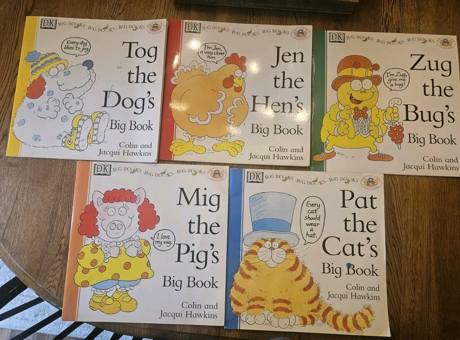 Oversized DK Flip-the-Page Rhyme-and-Read books, Lot of 5– 14 X 14
