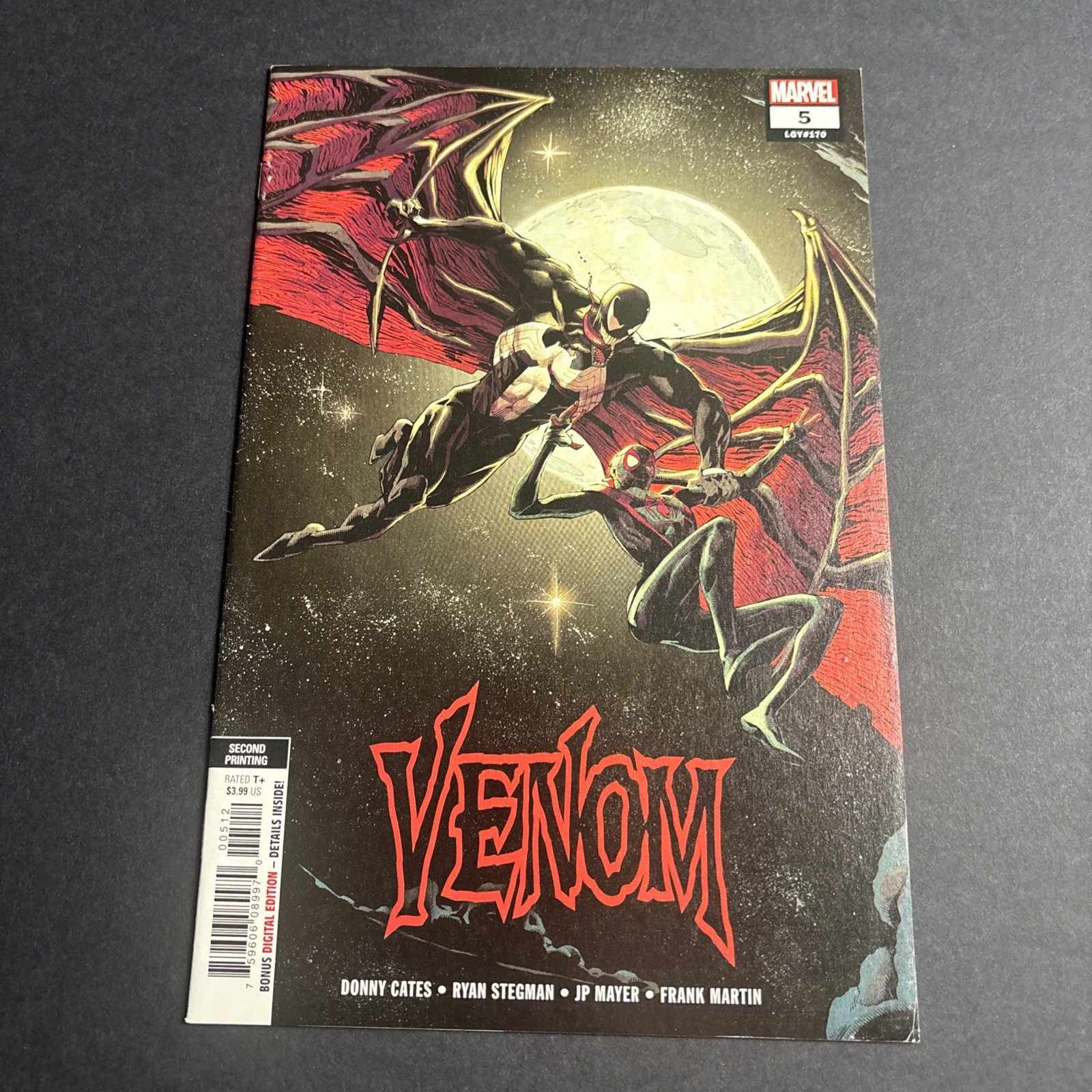 Venom #5 (LGY 170), Second Printing, Marvel, 2018, VF/NM