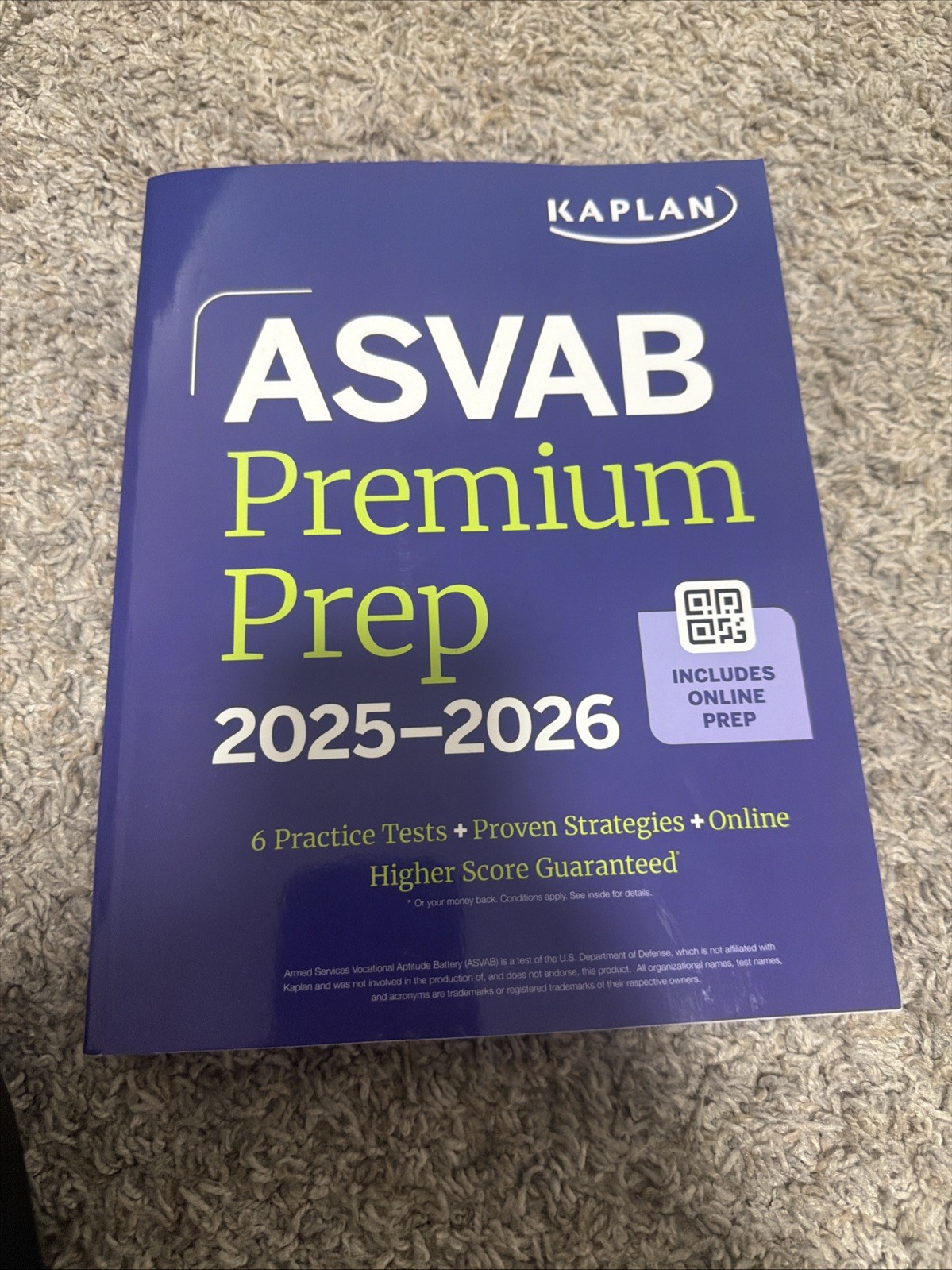 Kaplan Test Prep Ser.: ASVAB Premium Prep 2025-2026: Includes 6 Full Length…