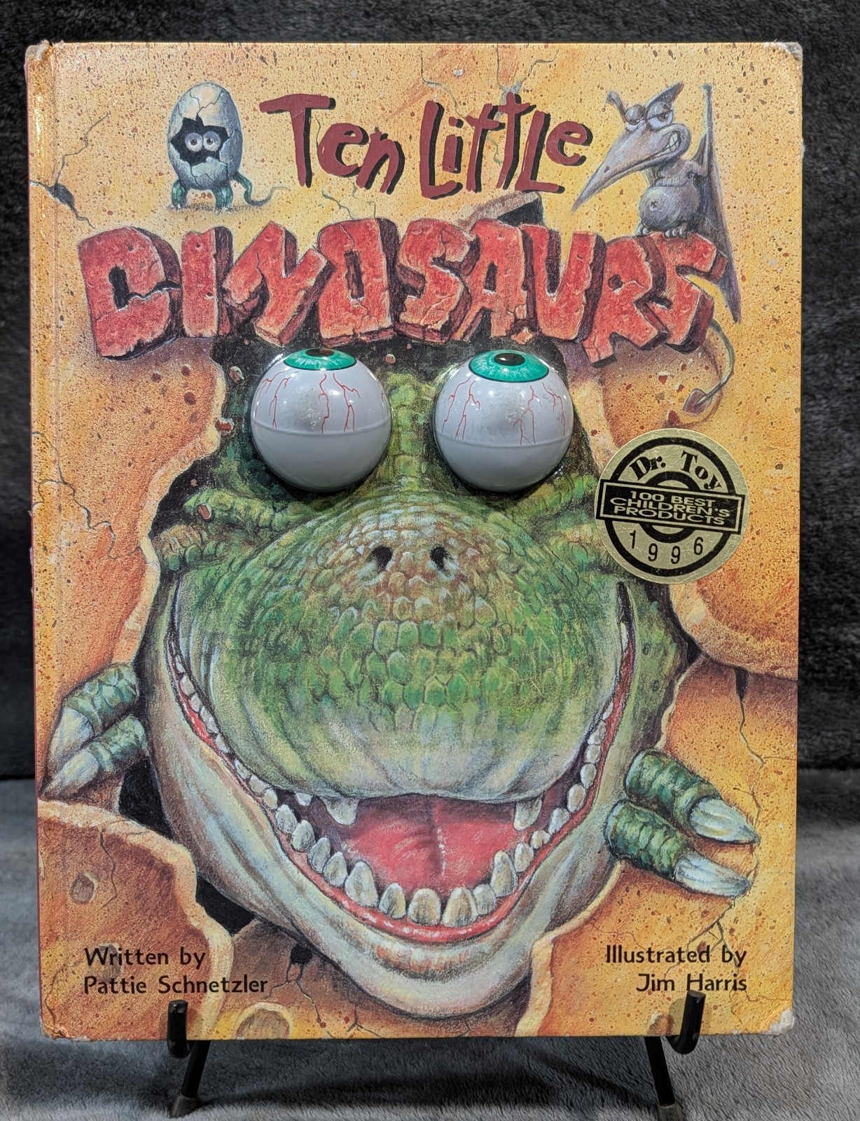 1997, 1st Edition, 9th Printing, Ten Little Dinosaurs, Pattie Schnetzler, HC