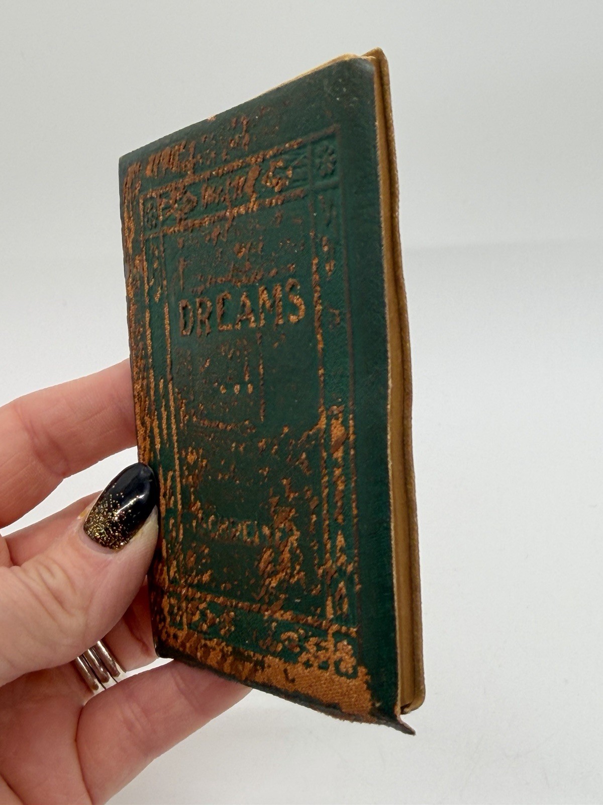 Antique Little Leather Library Corp. Dream Mini Book by Olive Schreiner