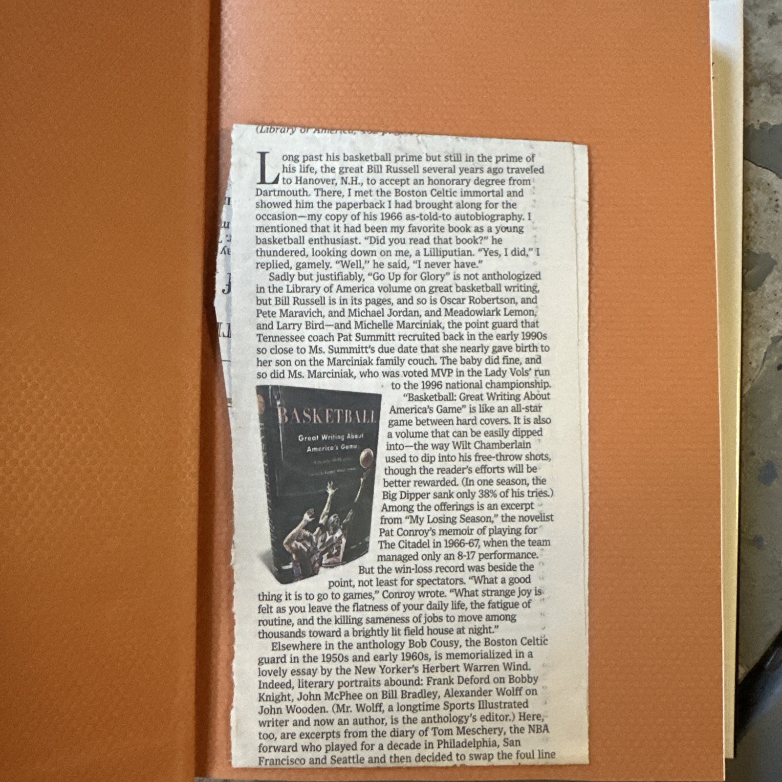 Basketball: Great Writing about America’s Game : A Library of America Special…