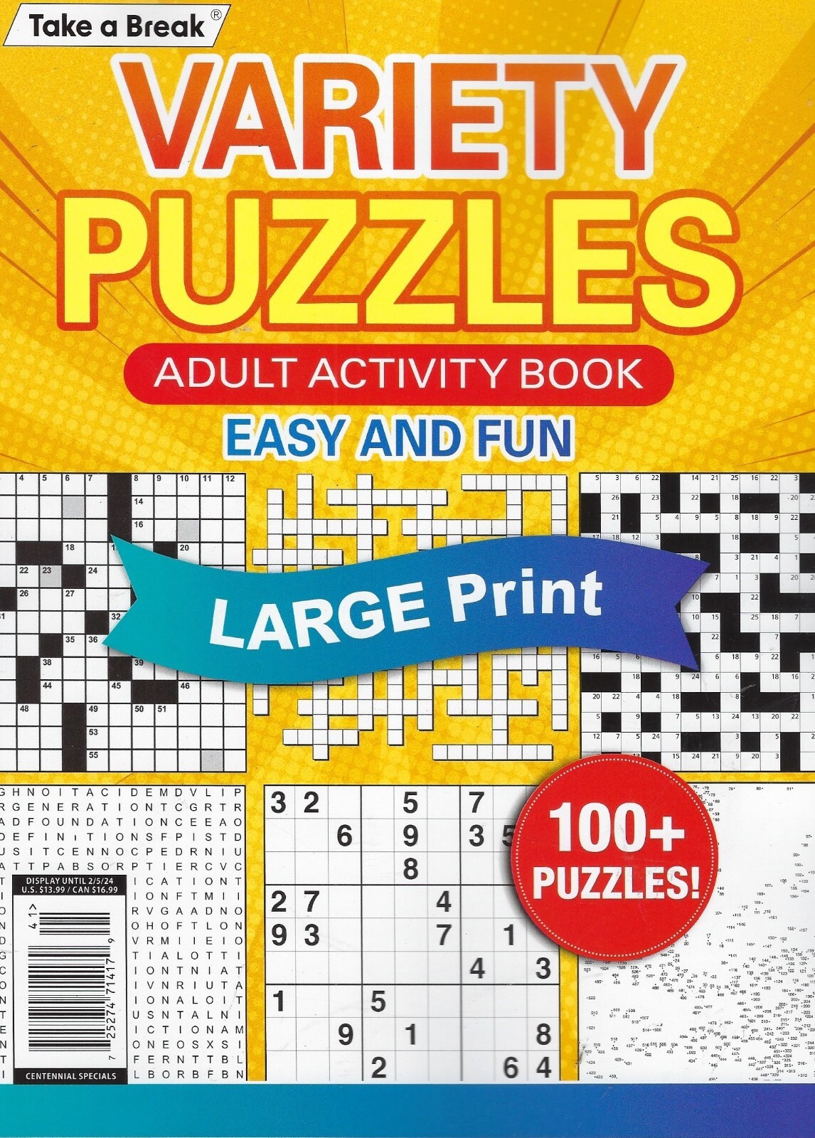Variety Puzzles Adult Activity Book 2023