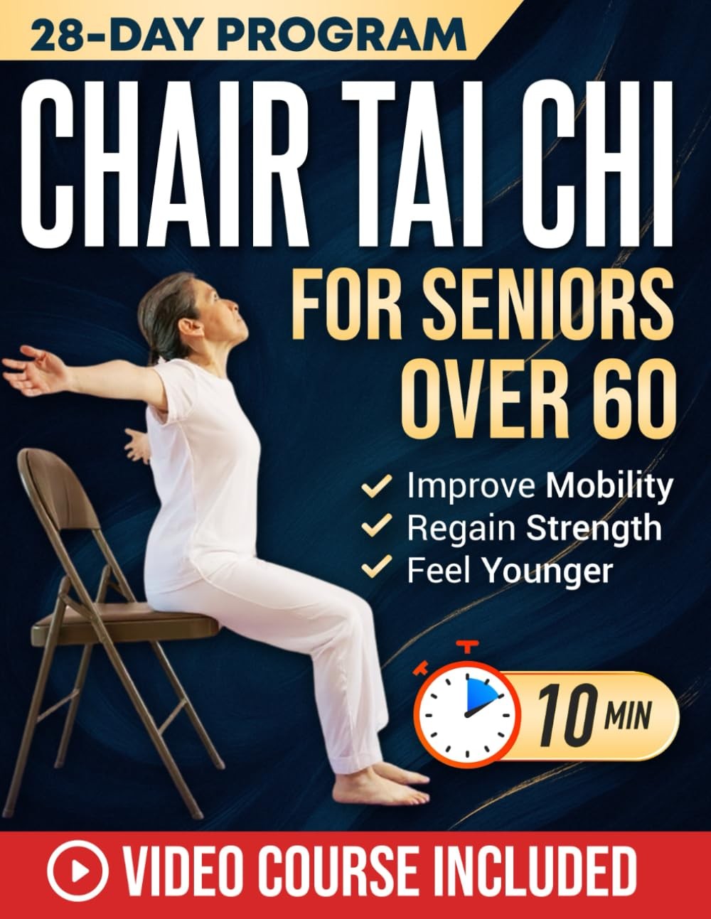 Chair Tai Chi for Seniors Over 60 by Mark Brandt