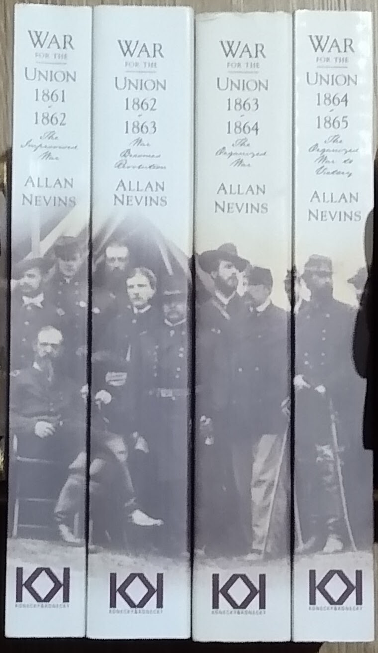 War for the Union by Allan Nevins 4 Volume Set