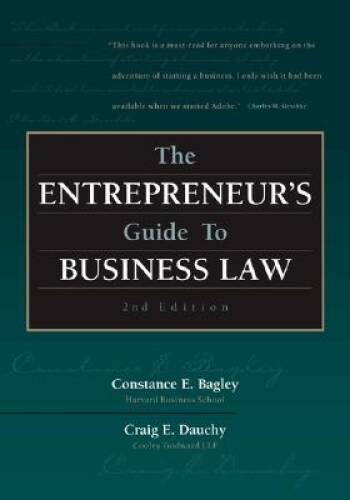 The Entrepreneur’s Guide to Business Law – Paperback – GOOD