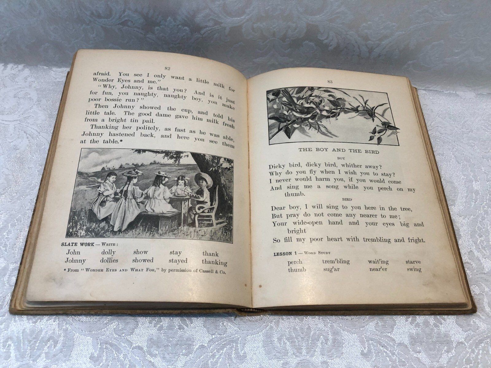 Rare Vintage A Second Reader Classics for Children Stickney 1902
