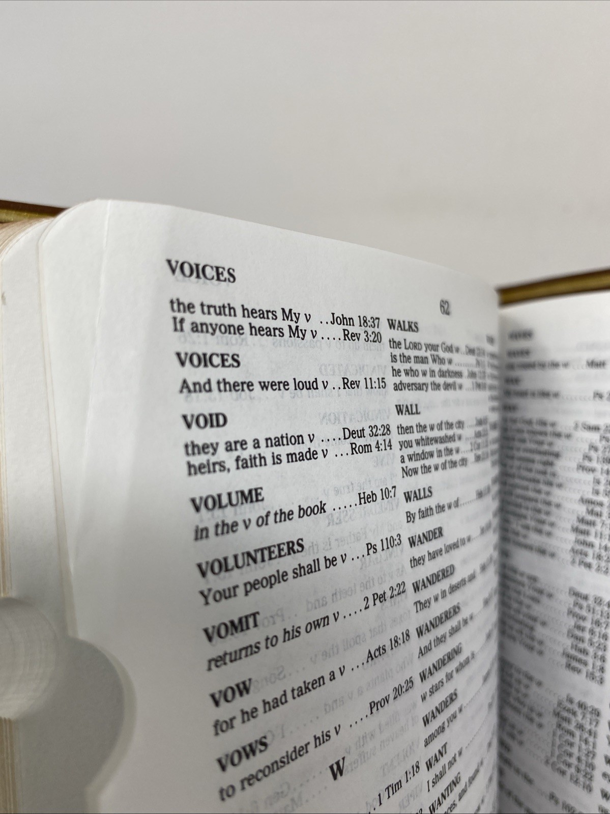 NKJV Vine’s Expository Reference Bible 3006BRV 1997 Leather Thumb-Indexed