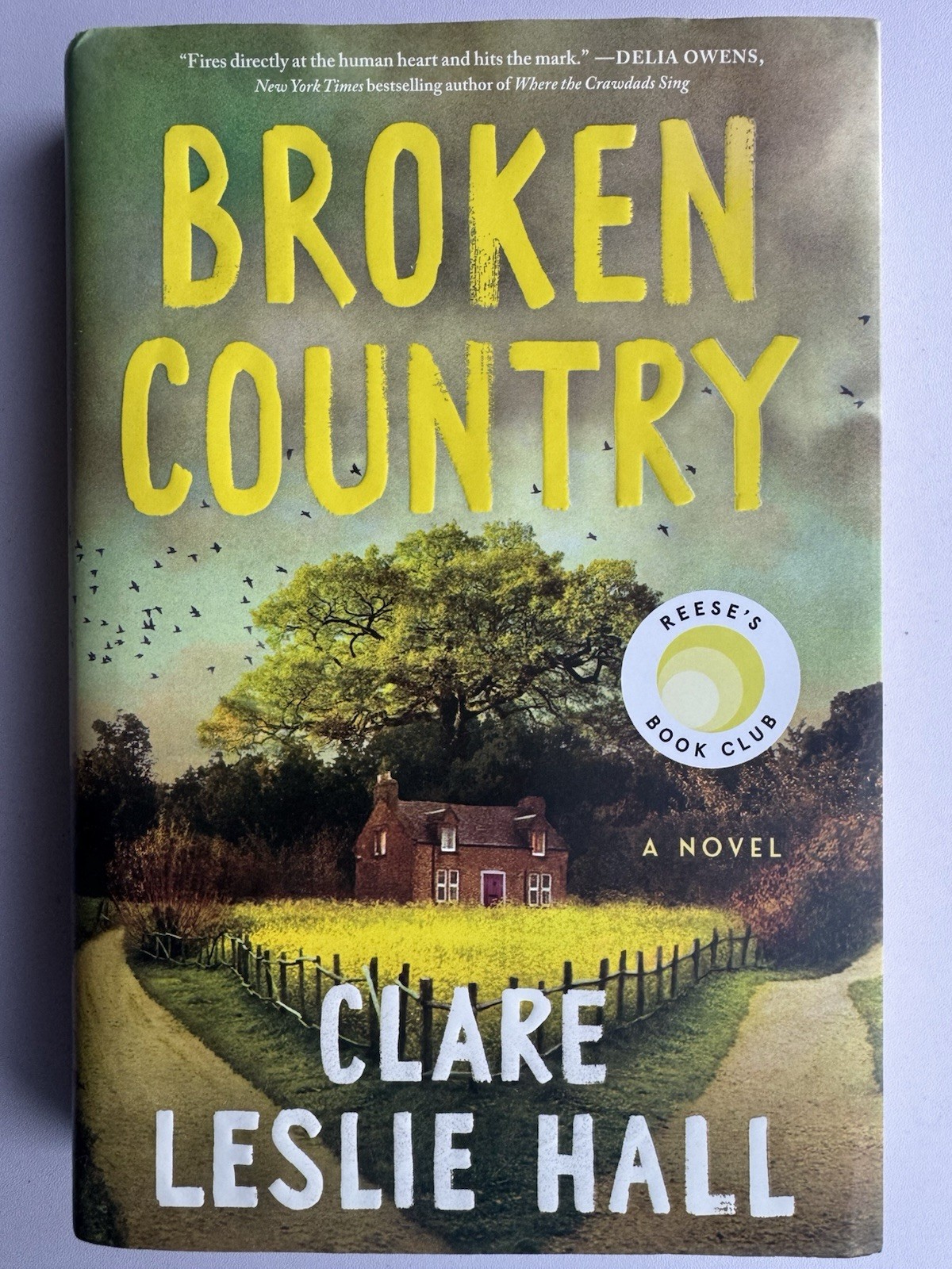 Broken Country by Clare Leslie Hall (HC Fiction Romance) Simon & Schuster 2025