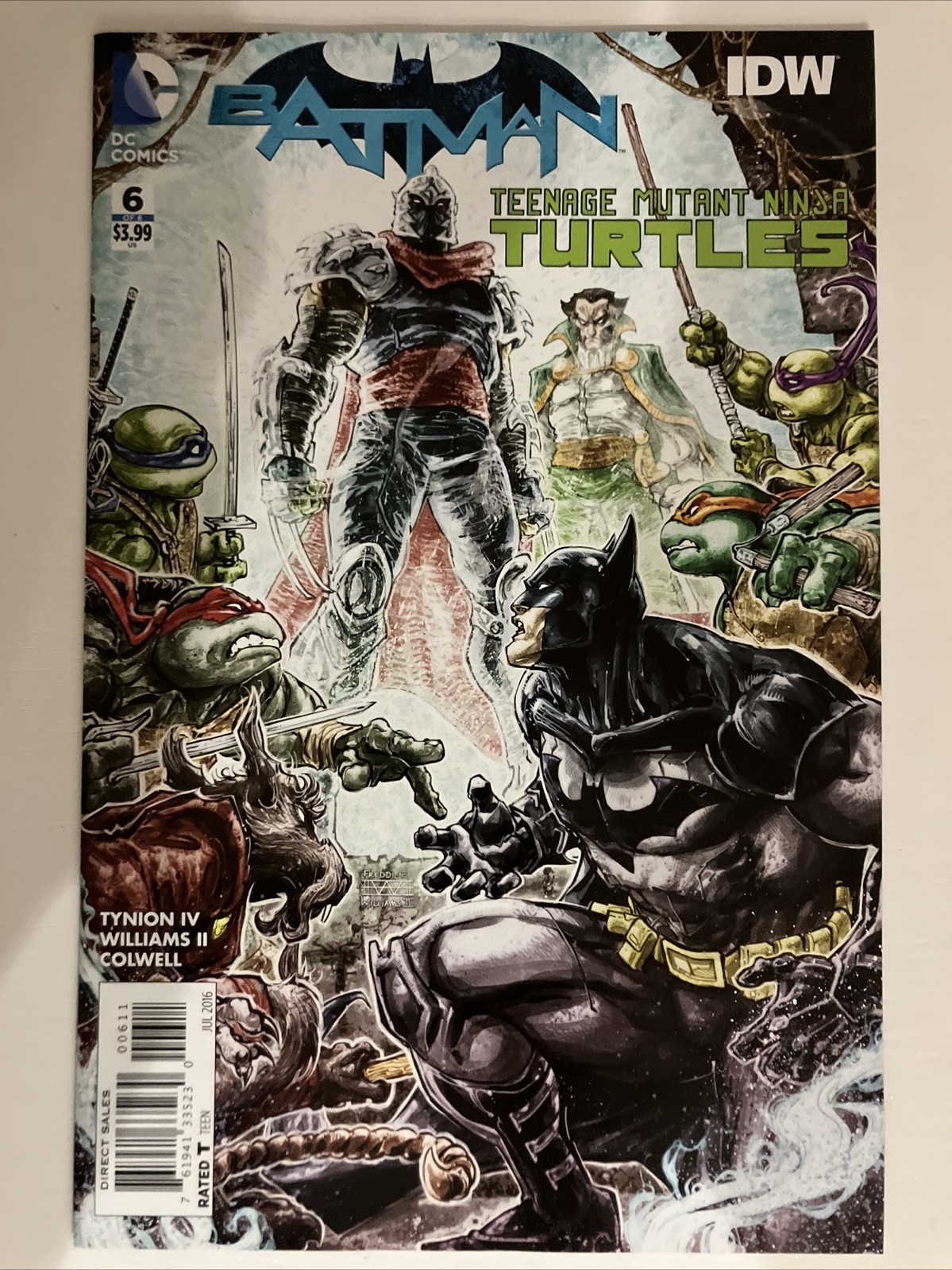 Batman Teenage Mutant Ninja Turtles Issue 6
