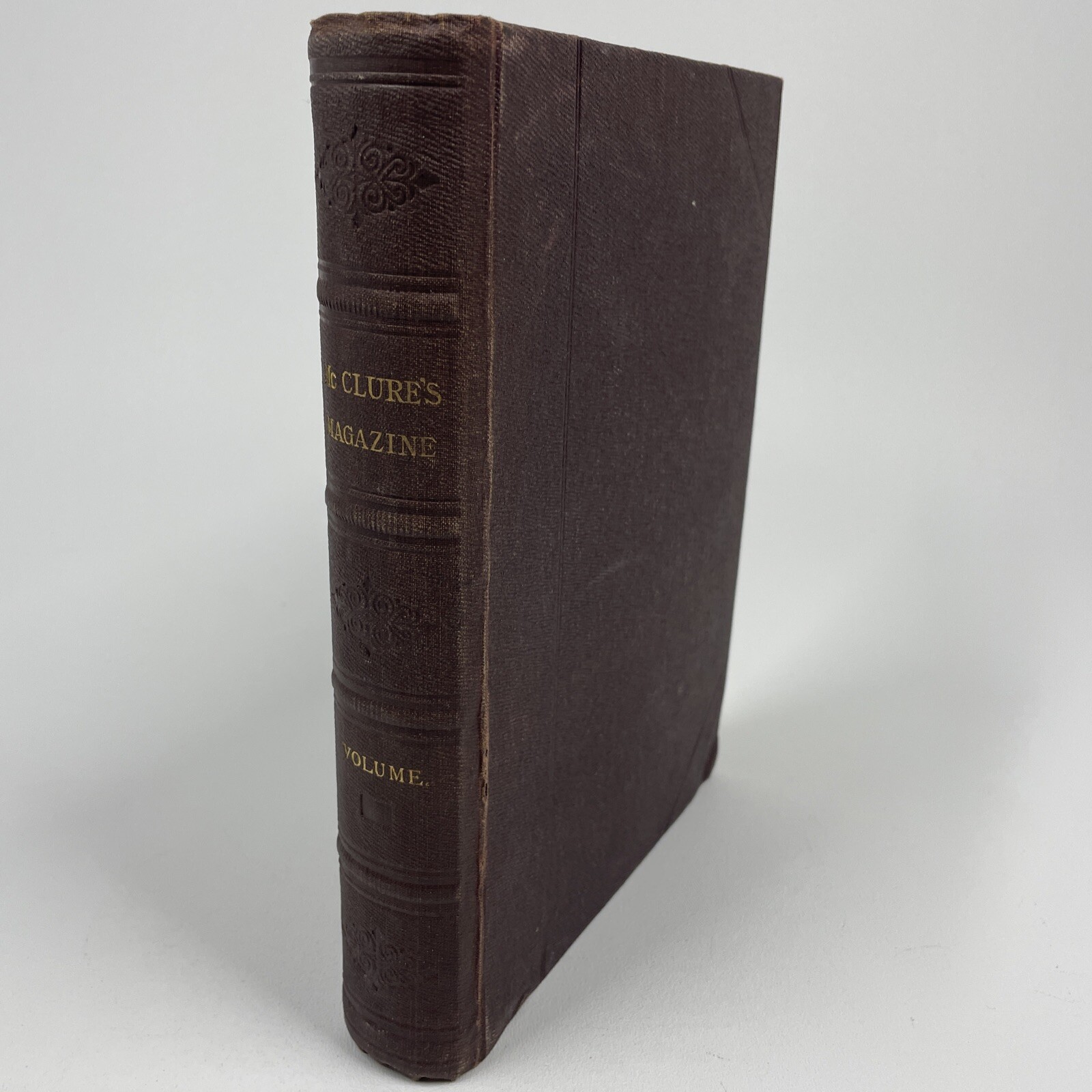 Antique McClures Magazine Collection Bound Hardcover Weis Binder 1800s