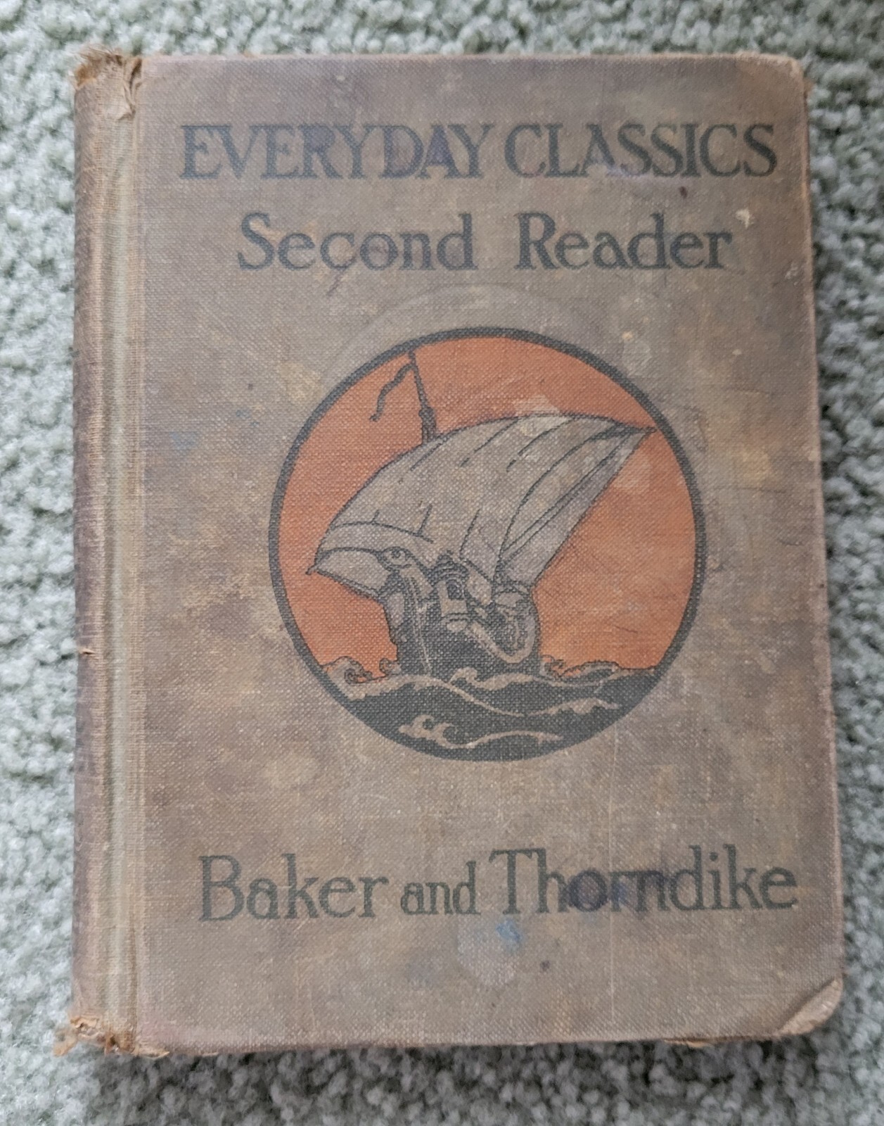 Antique Reading School Children’s book 1928 “Everyday Classics Second Reader” 