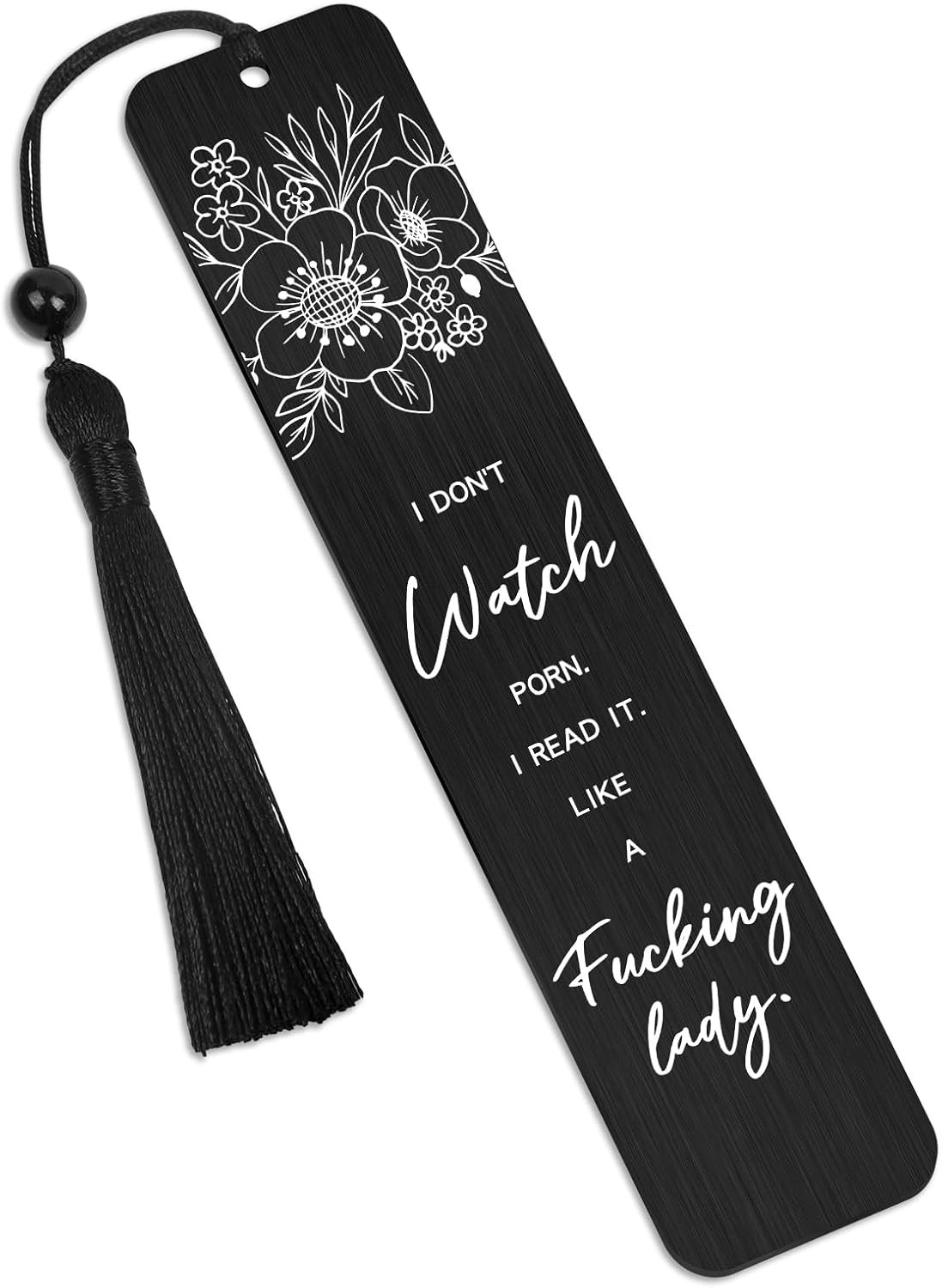 Funny Bookmark Book Lovers Gift – Dark Romance Bookmark Stainless Steel Bookmark