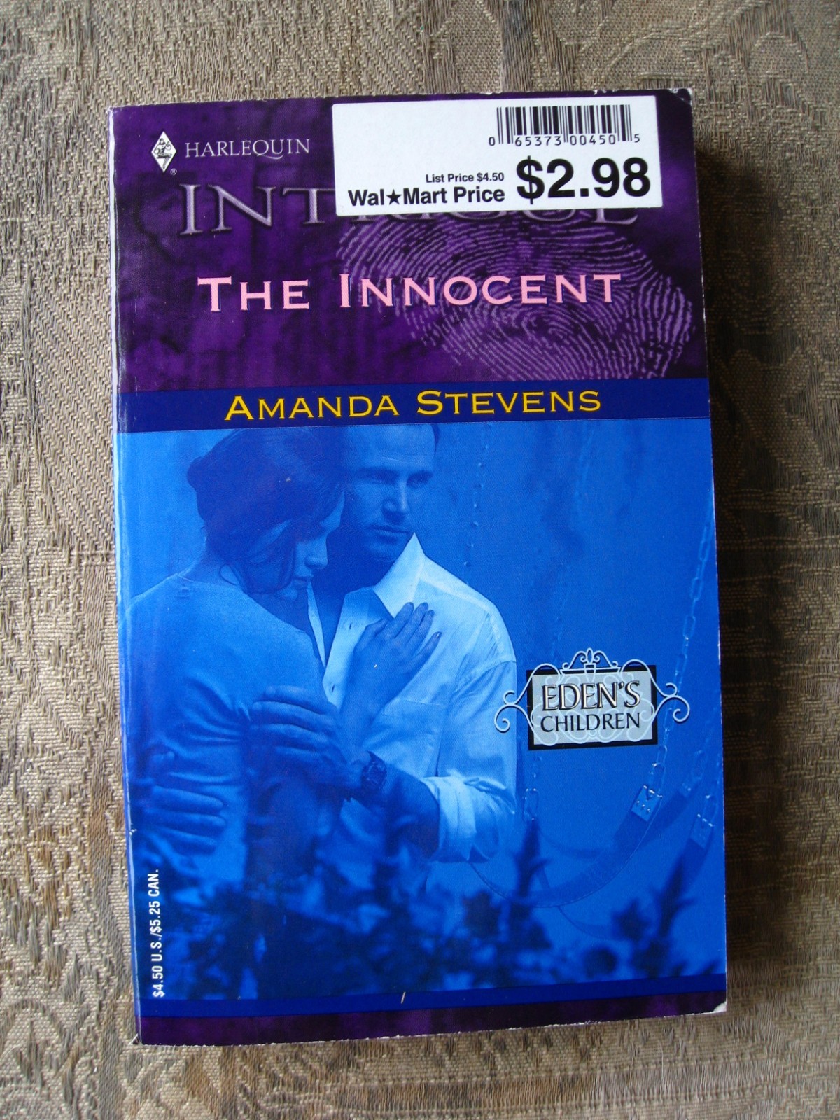 Amanda Stevens – The Innocent (Harlequin Intrigue #622) 2001 – paperback