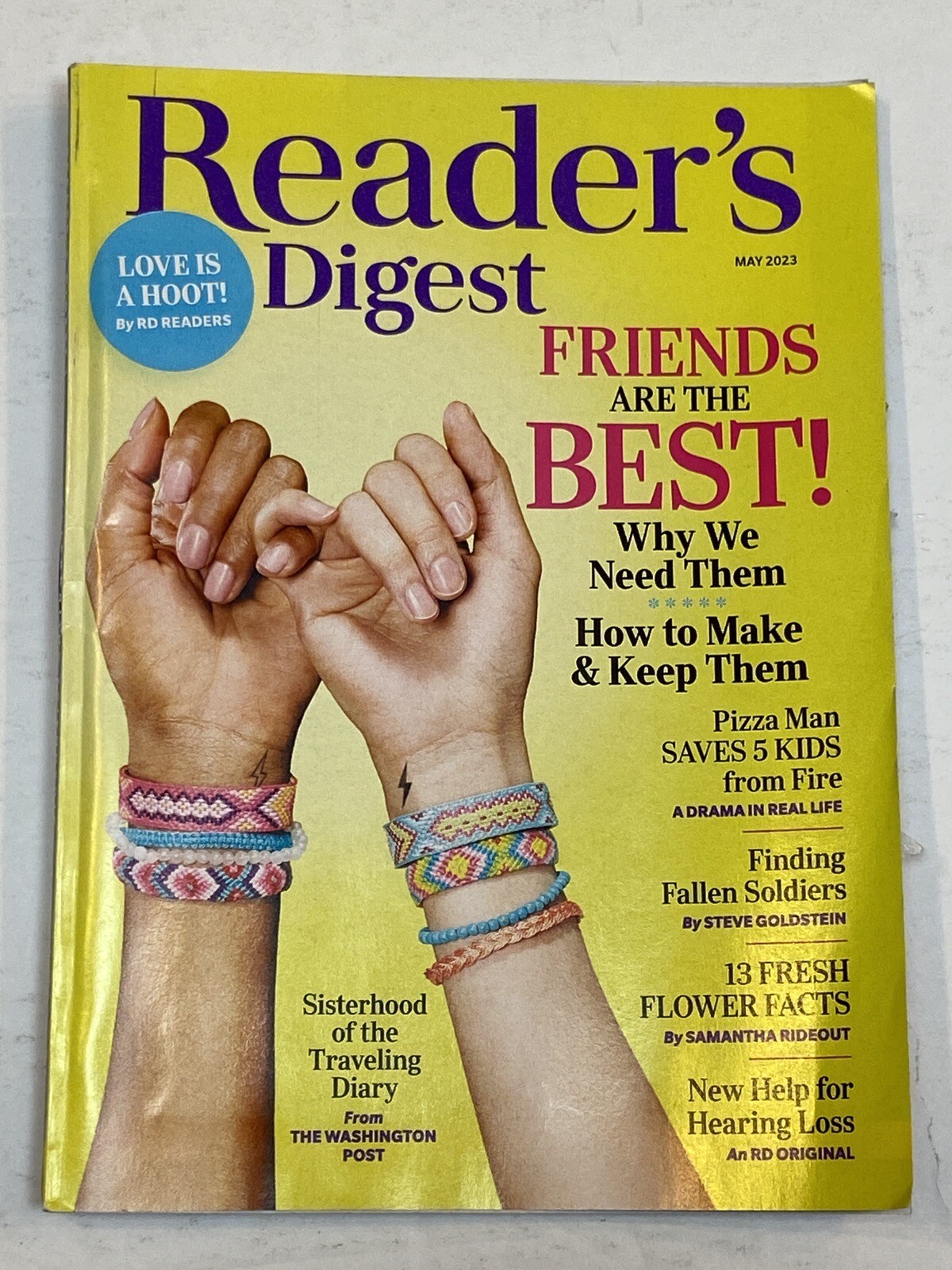 Reader’s Digest Magazine May 5 2023 Best Friend Why We need Them Fallen Soldiers