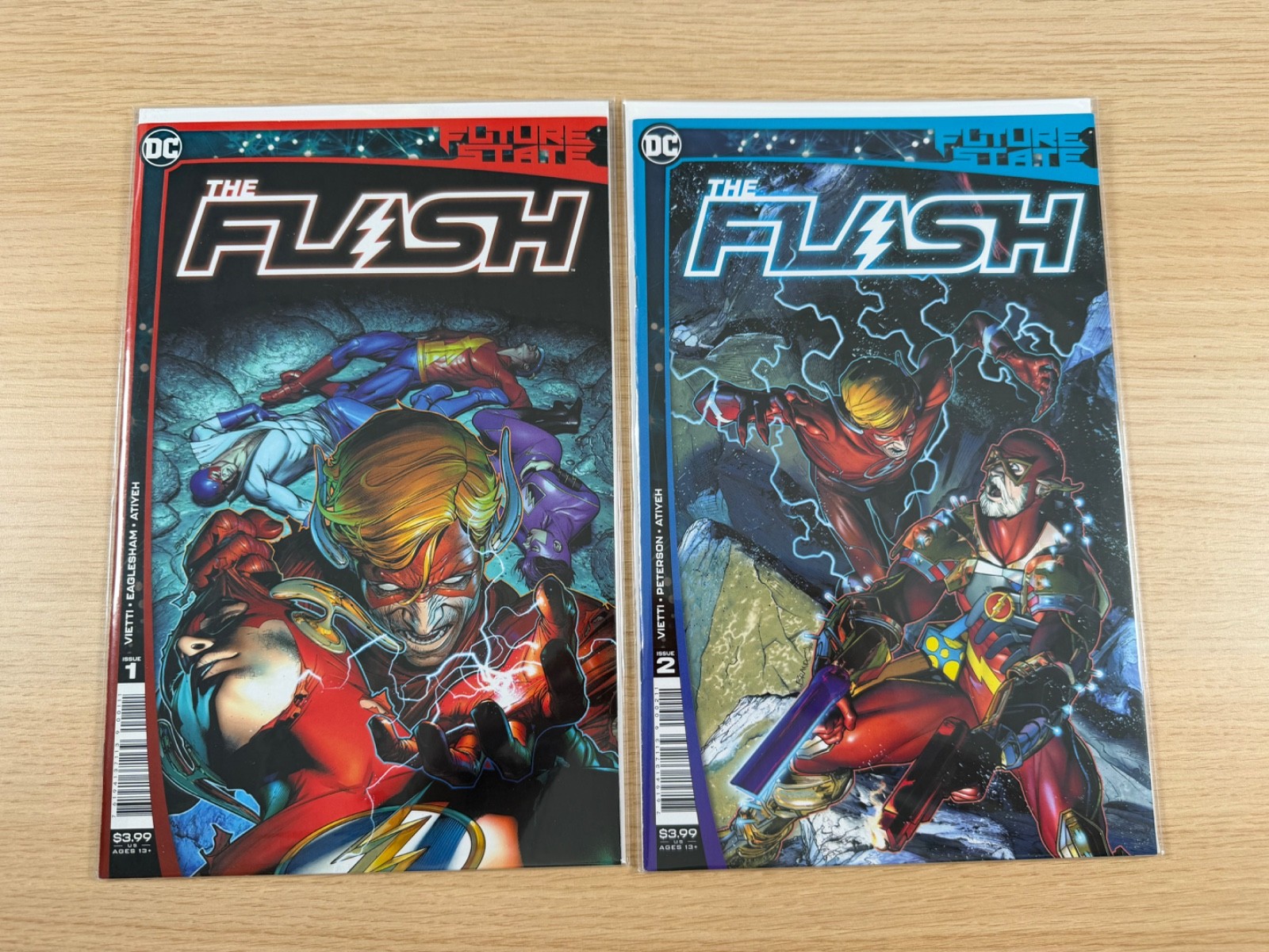 Future State The Flash #1 #2 Set DC Comics 2021 Wally West Barry Allen NM Bagged