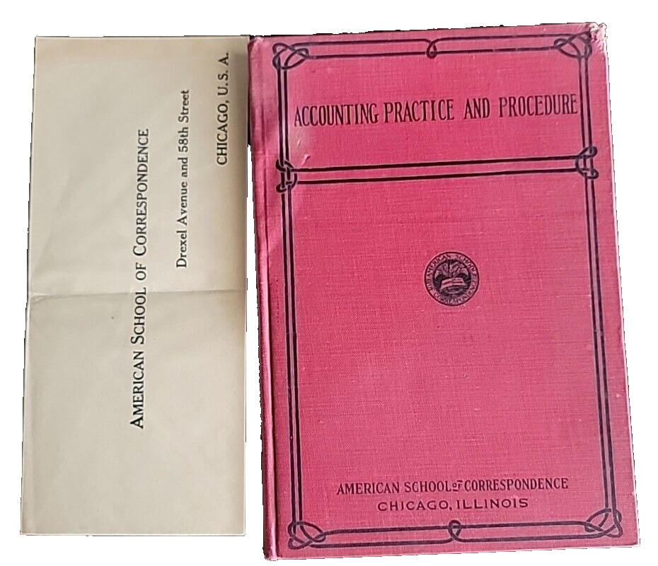 American School Of Correspondence Accounting Practice 1909 45 Pages CHICAGO
