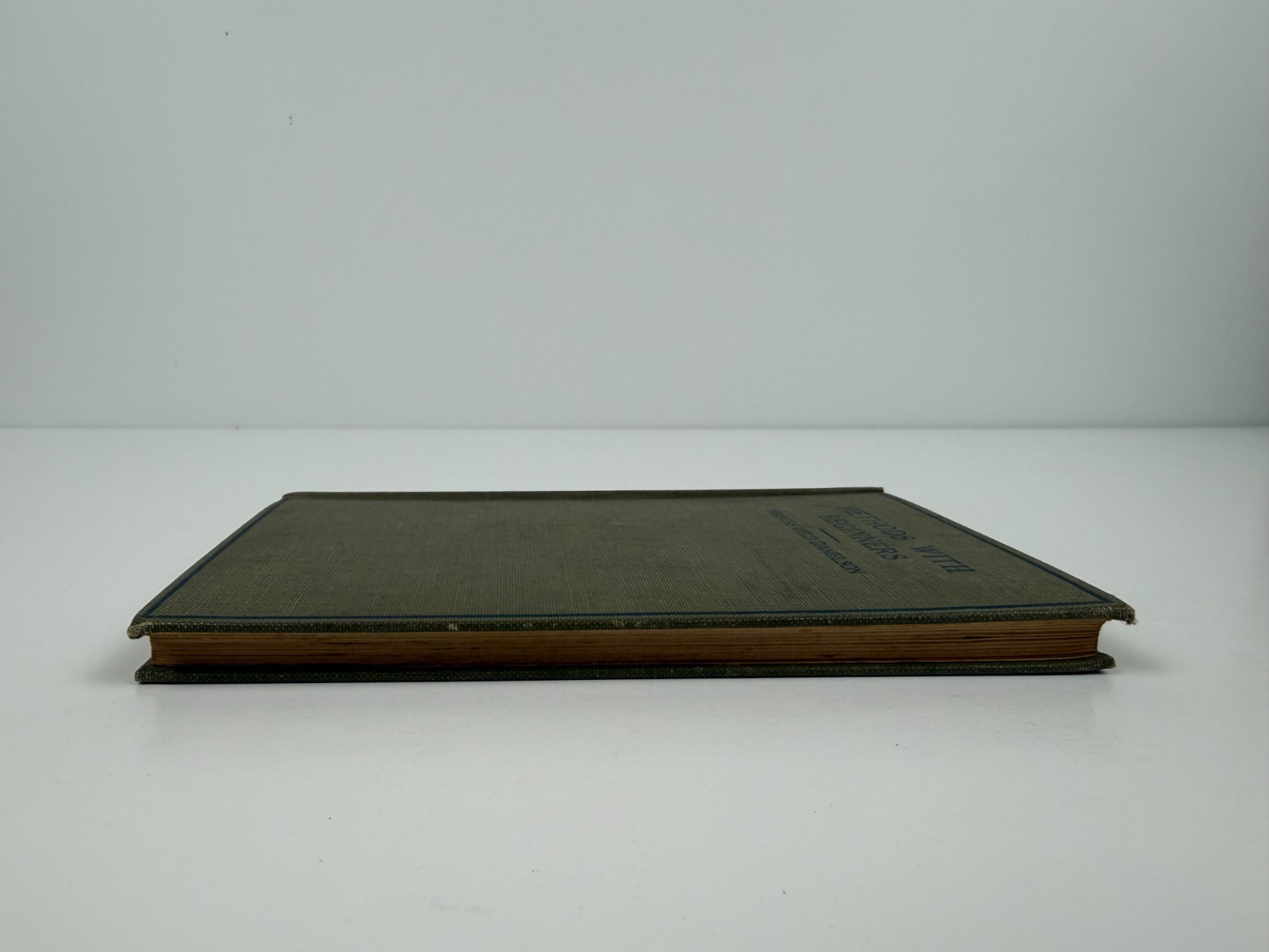 Methods With Beginners Frances Weld Danielson 1921 Sunday School Teacher HC Book
