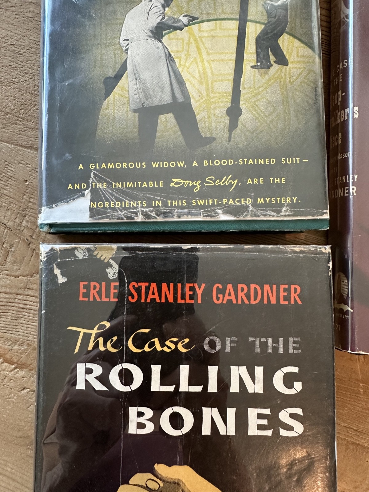 Erle Stanley Gardner 3 Tower Books First Printings 1946-47 HC Dust Jackets