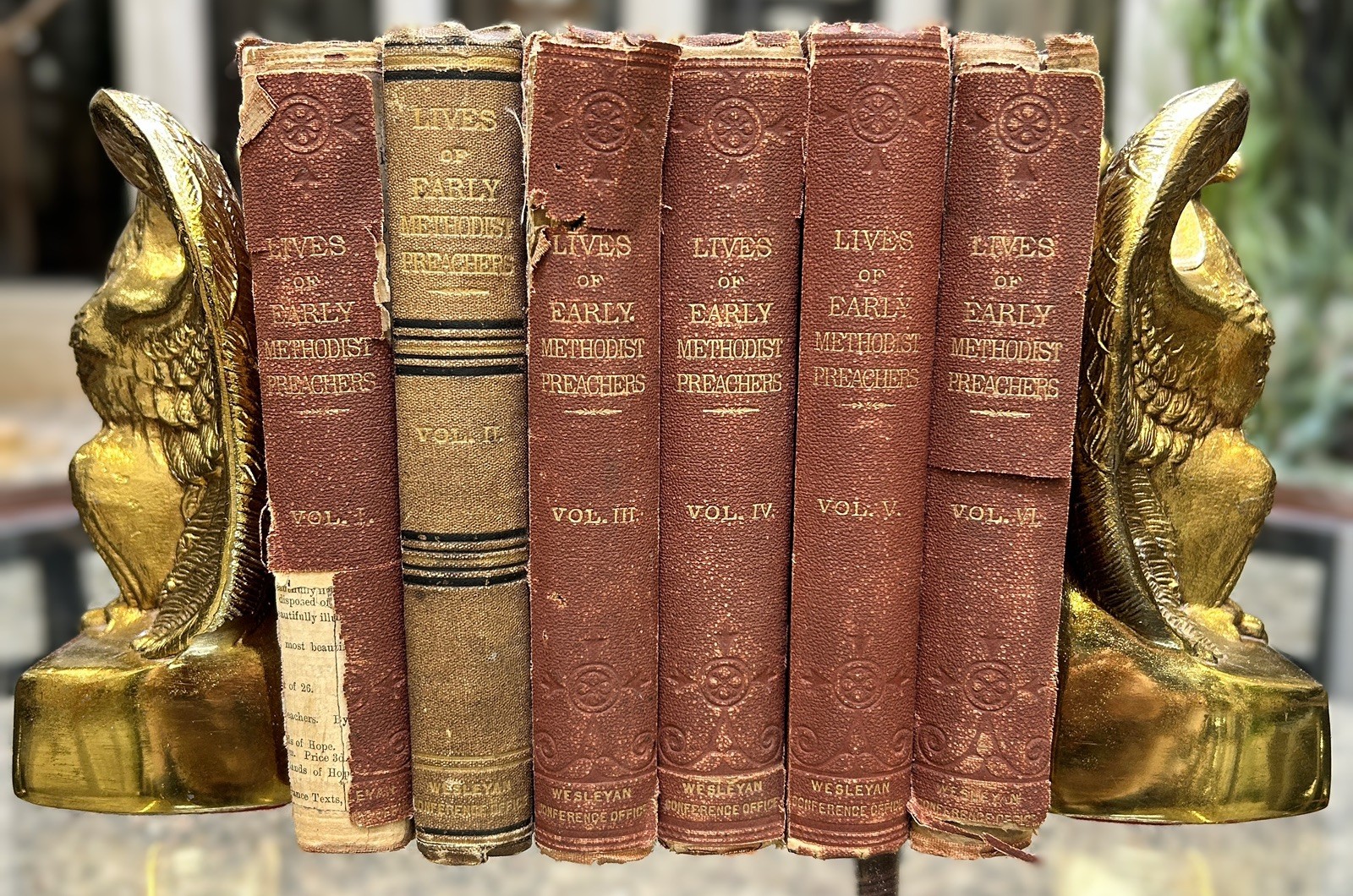 1871 The Lives of Early Methodist Preachers, Complete 6 Vol Set, Thomas Jackson