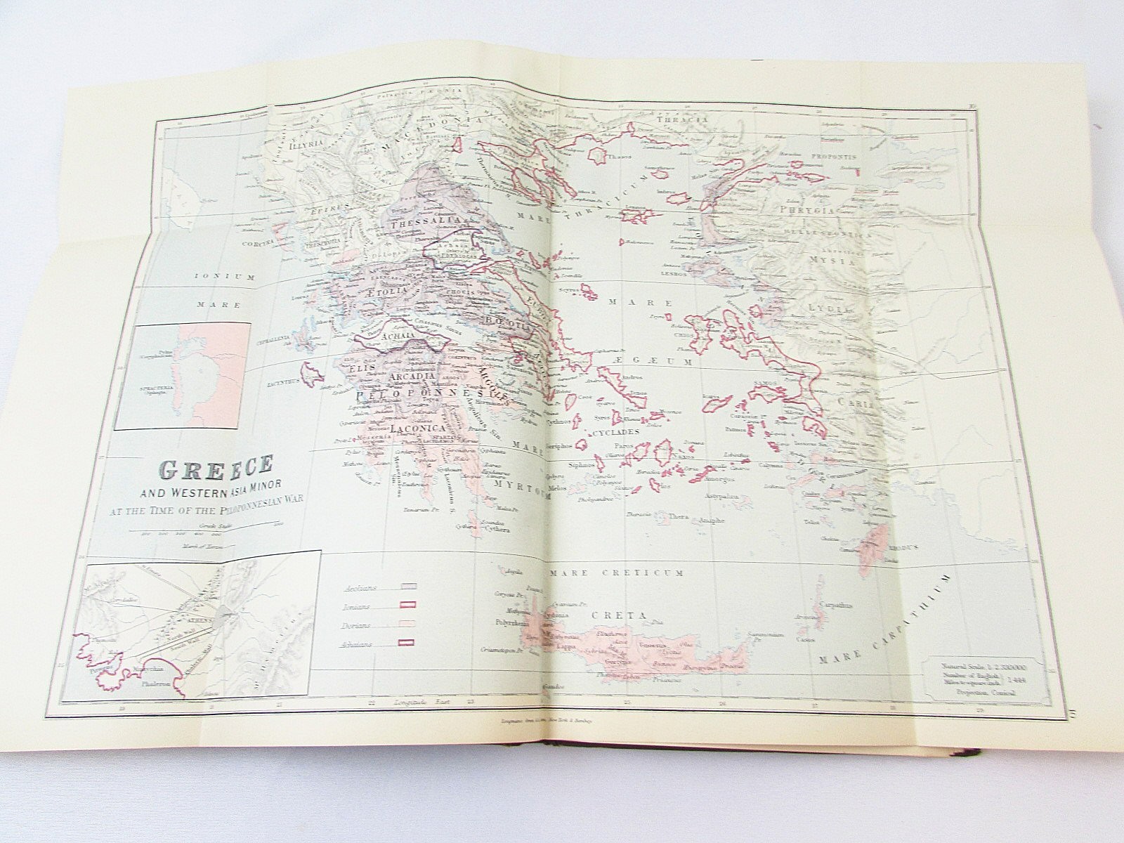Longman’s Atlas of Ancient Geography George Butler 1905/1909 HC Maps