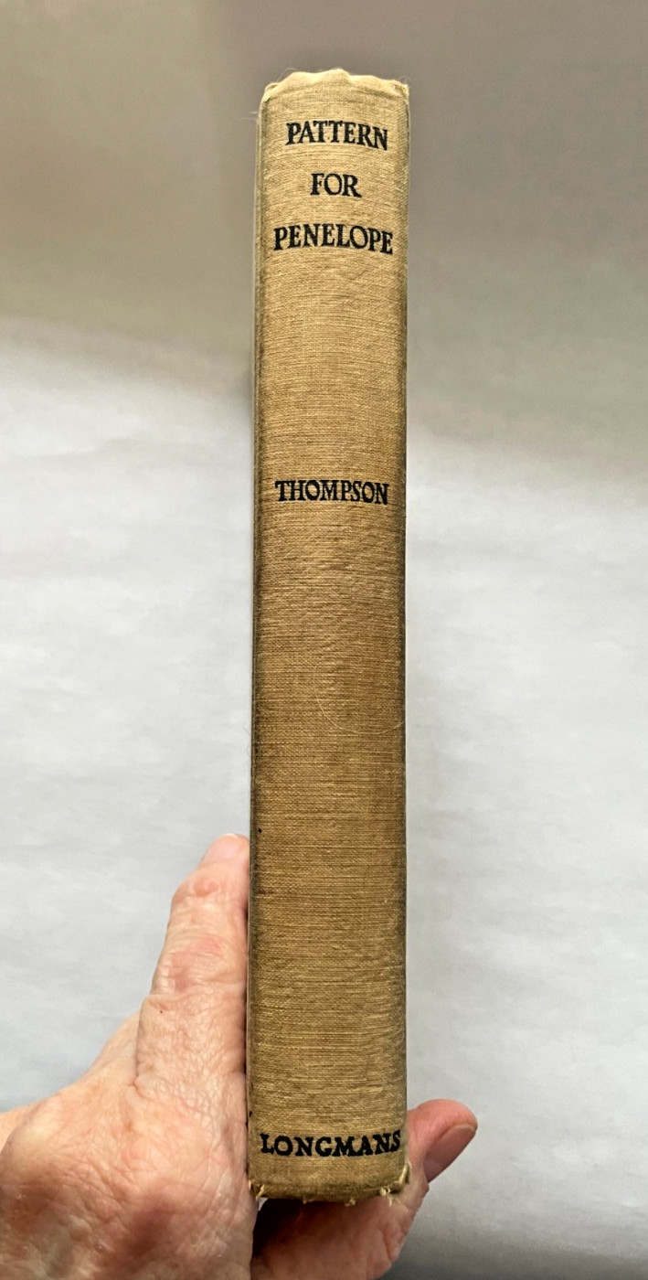 Pattern for Penelope Mary Wolfe Thompson 1944 Longmans Green HC No DJ Vintage