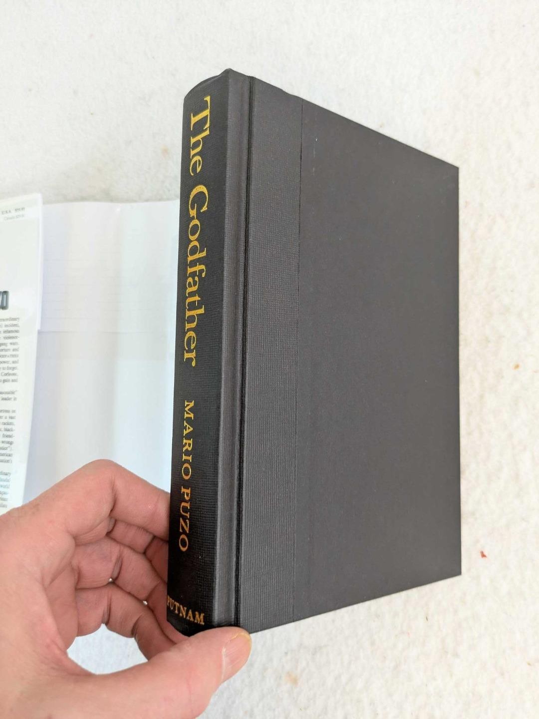 Mario Puzo THE GODFATHER 1969 G. P. Putnam’s Sons, NY Later Hardcover Printing