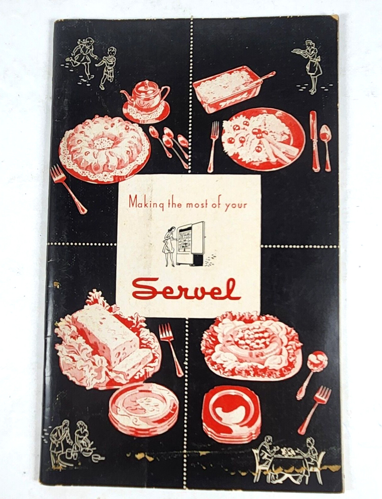 Vtg 1947 Servel Gas Refrigerator Operating Instruction and Recipe Booklet