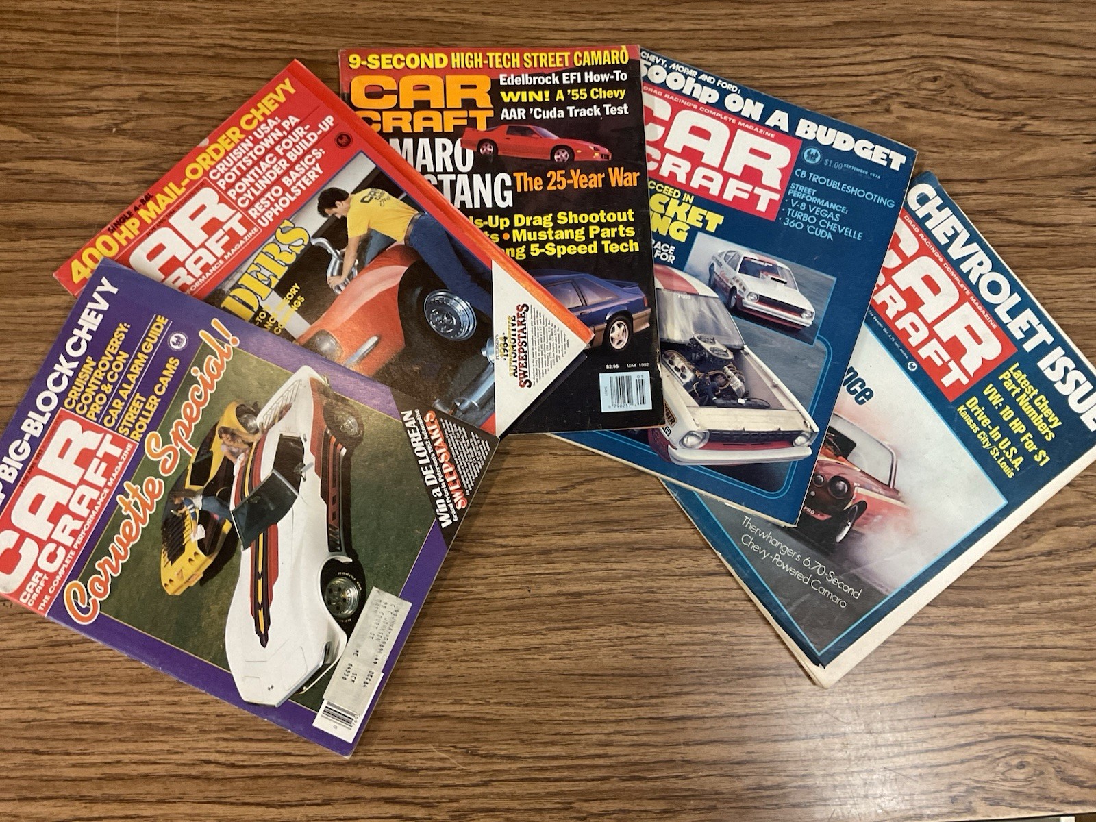 Lot Of 5 CAR CRAFT MAGAZINES – Sale $9.50 For All
