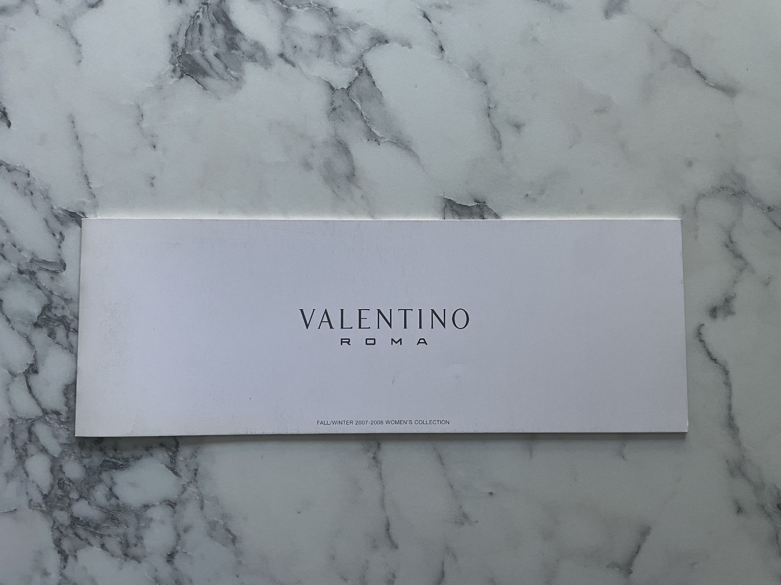 VALENTINO “Roma” CATALOG FASHION LOOK BOOK Fall Winter 2007-2008 Women’s Coll