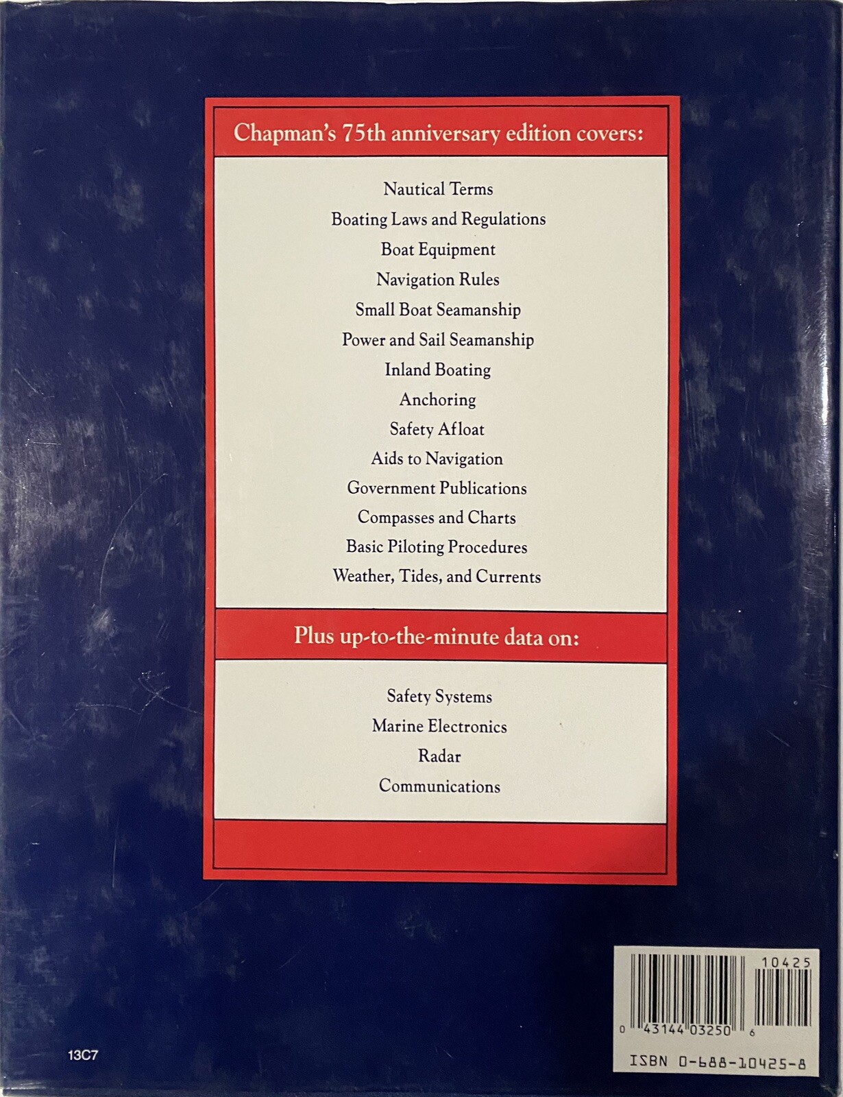 Chapman Piloting: Seamanship & Small Boat Handling 60th Edition (1991) Maloney