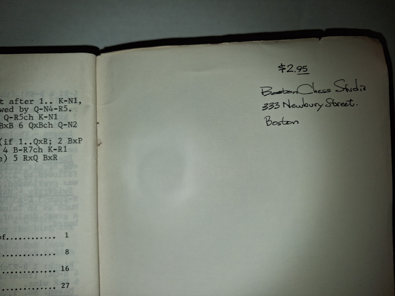 Rare Chess Booklet “Combinations – Lectures by A. Koblents”