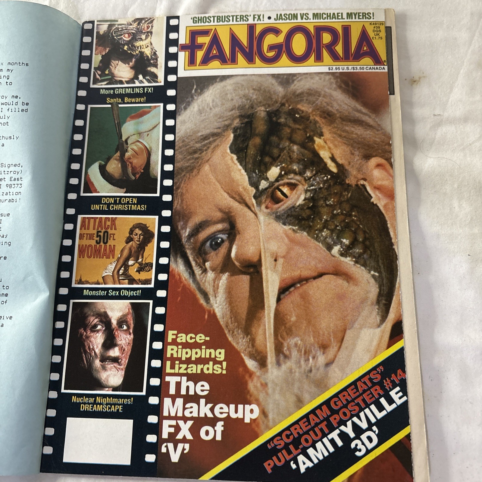 Fangoria Magazine #39 V Cover Nov 1984 Gremlins Attack Of The 50foot Woman