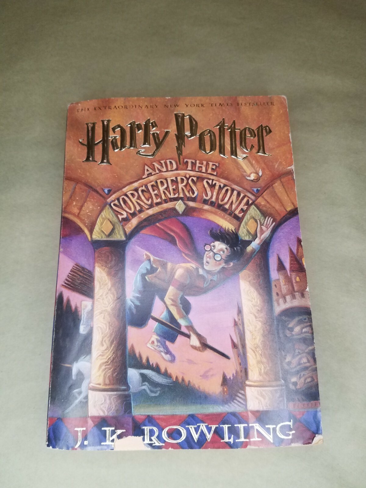 Harry Potter and the Sorcerer’s Stone – Paperback By Rowling, J.K. – ACCEPTABLE