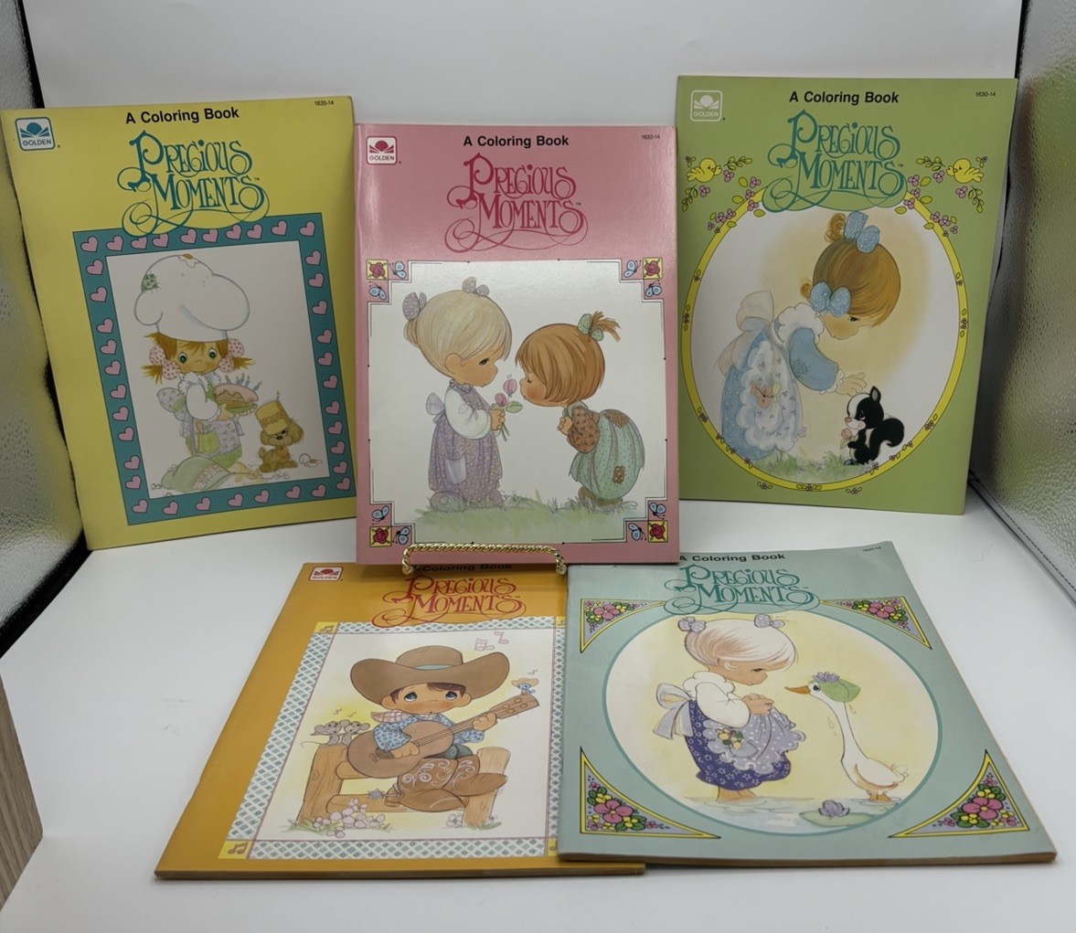 Vintage Precious Moments Coloring Book Lot of 5 – 1990