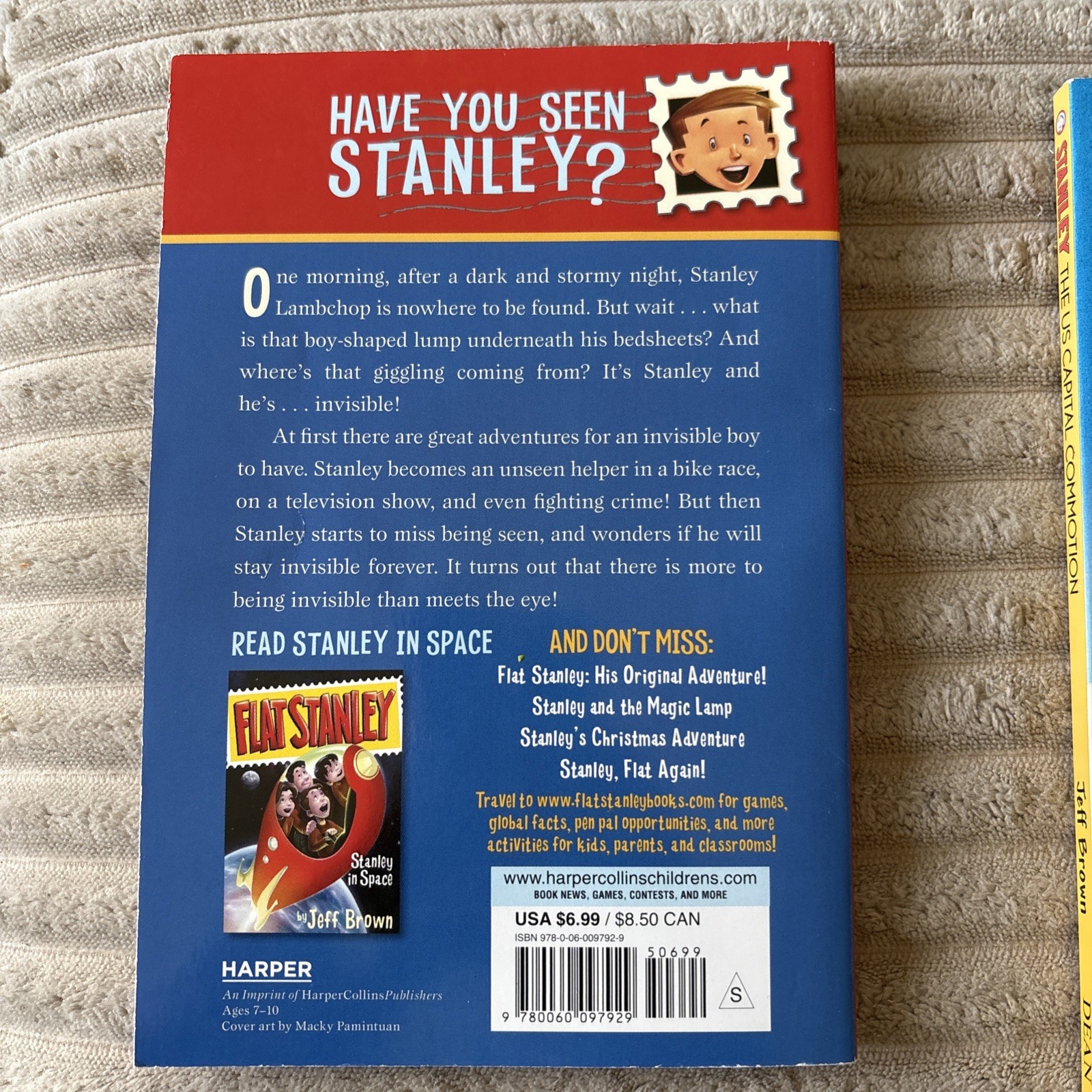 Flat Stanley by Jeff Brown Bundle Lot of 5