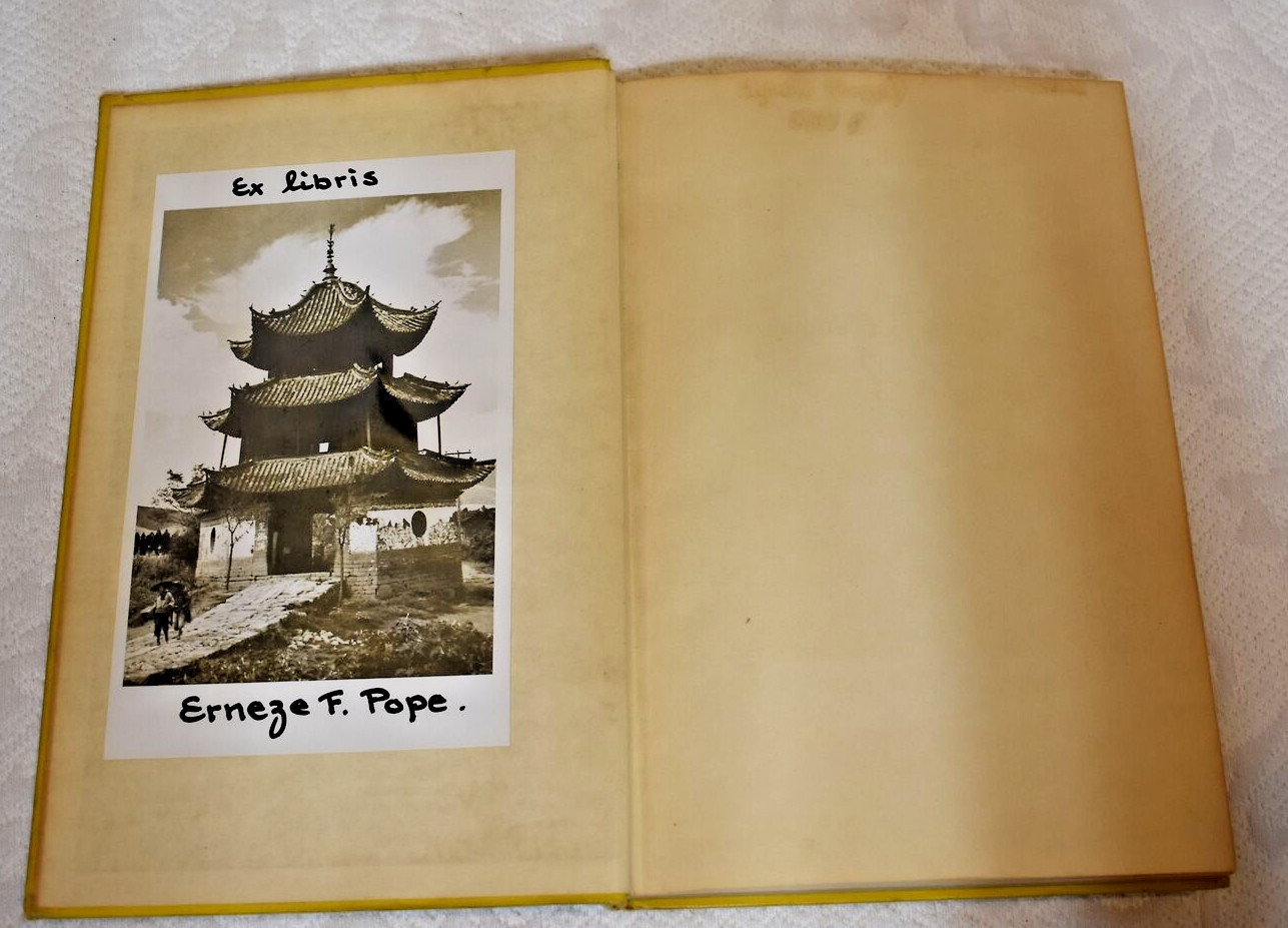 China: Country Of Contrasts Book by Nourse, Goetz Hardcover 1944 Ex-Libris