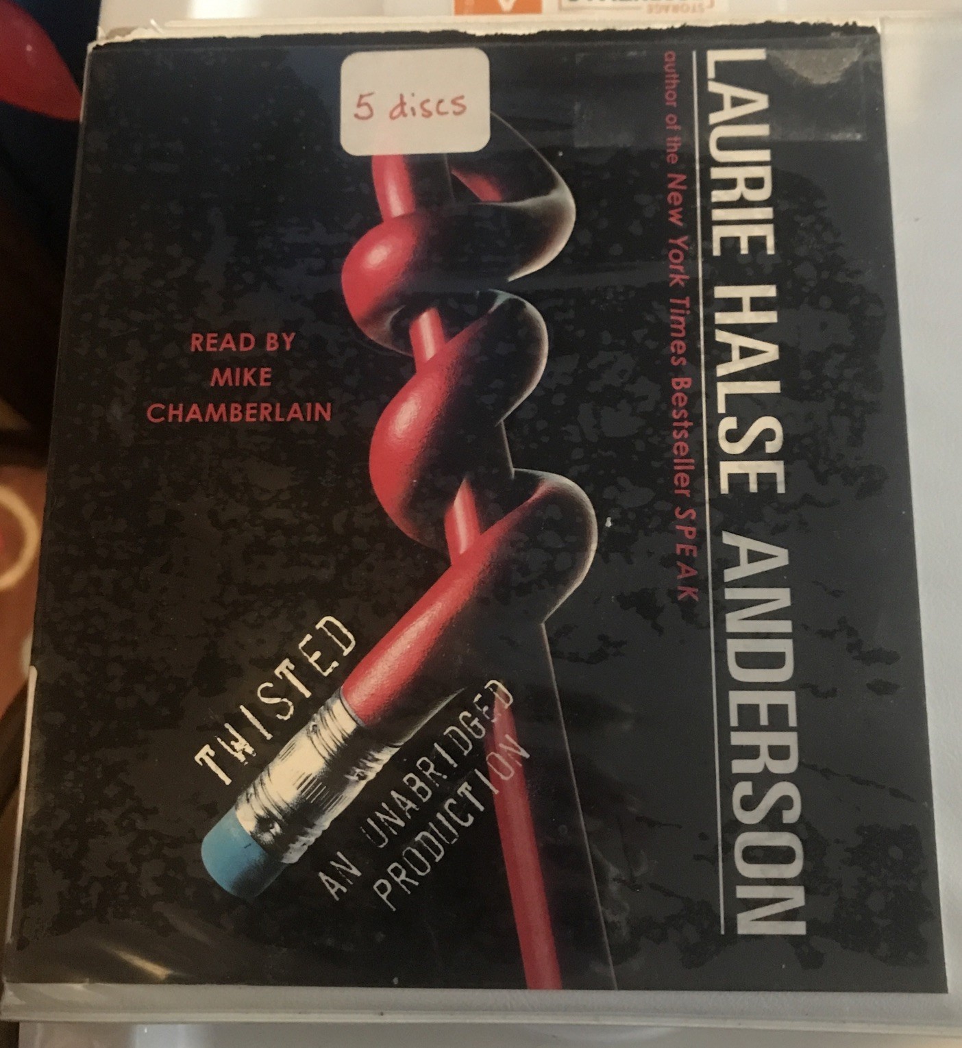 Twisted by Laurie Halse Anderson (2007, Compact Disc)