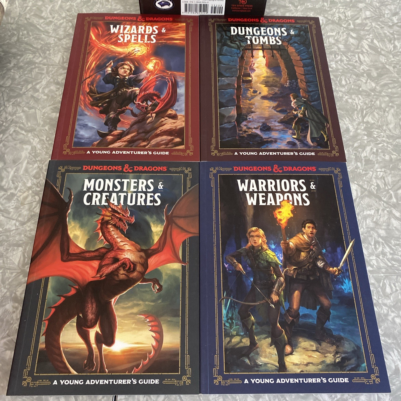 D&D Young Adventurers Collection Box Set 1 Dungeons and Dragons 4 Books Slipcase
