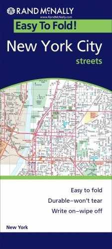 Easy Finder Map New York City (Easyfinder – Map, by Rand McNally – Very Good x