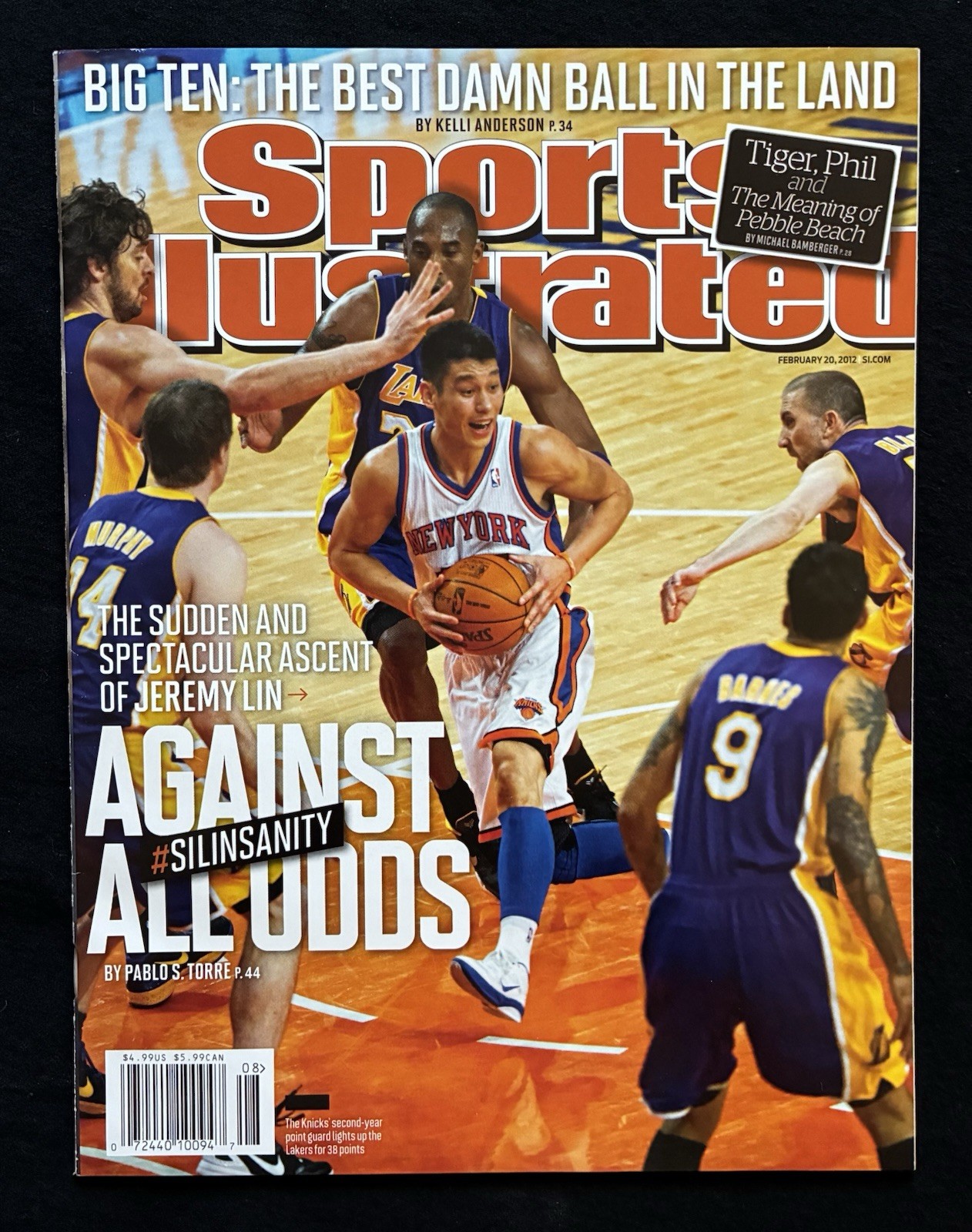 NEWSSTAND ISSUE 2/20/2012 Sports Illustrated JEREMY LIN New York Knicks UNREAD 4