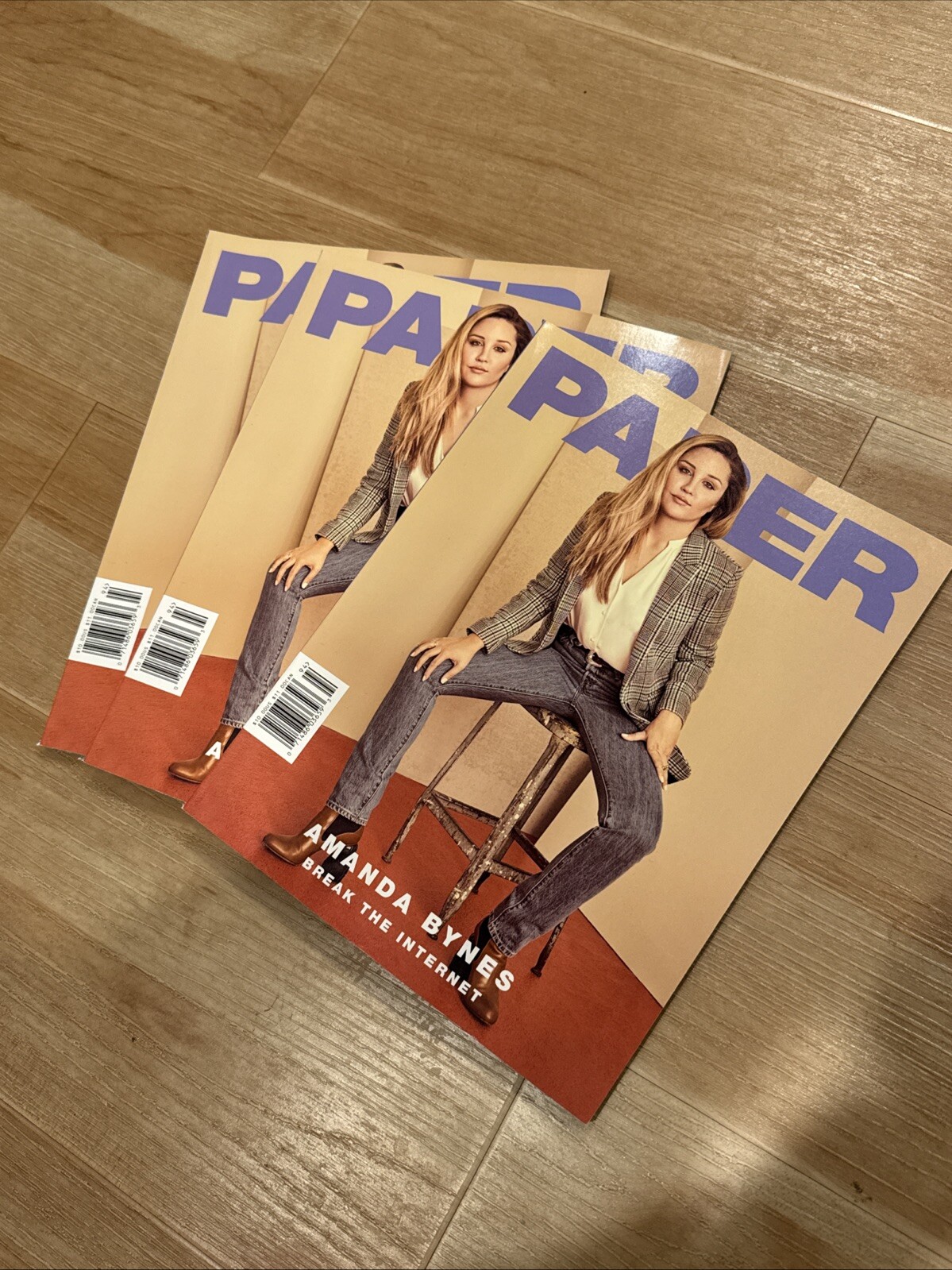 Paper 12/18,Amanda Bynes,December 2018,**BRAND NEW**,** Free Shipping