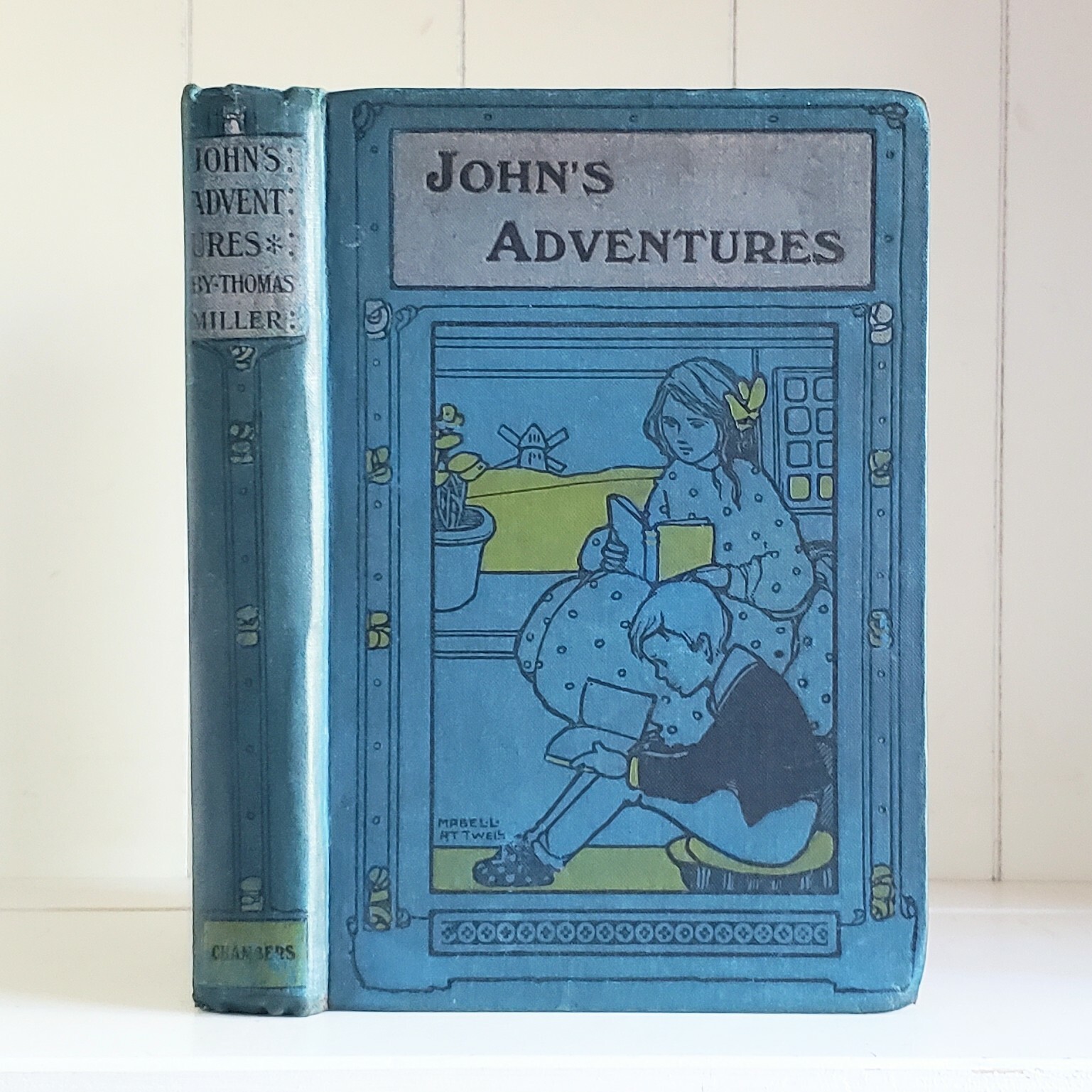 John’s Adventures: A Tale of Old England, Thomas Miller Antique Victorian Decor