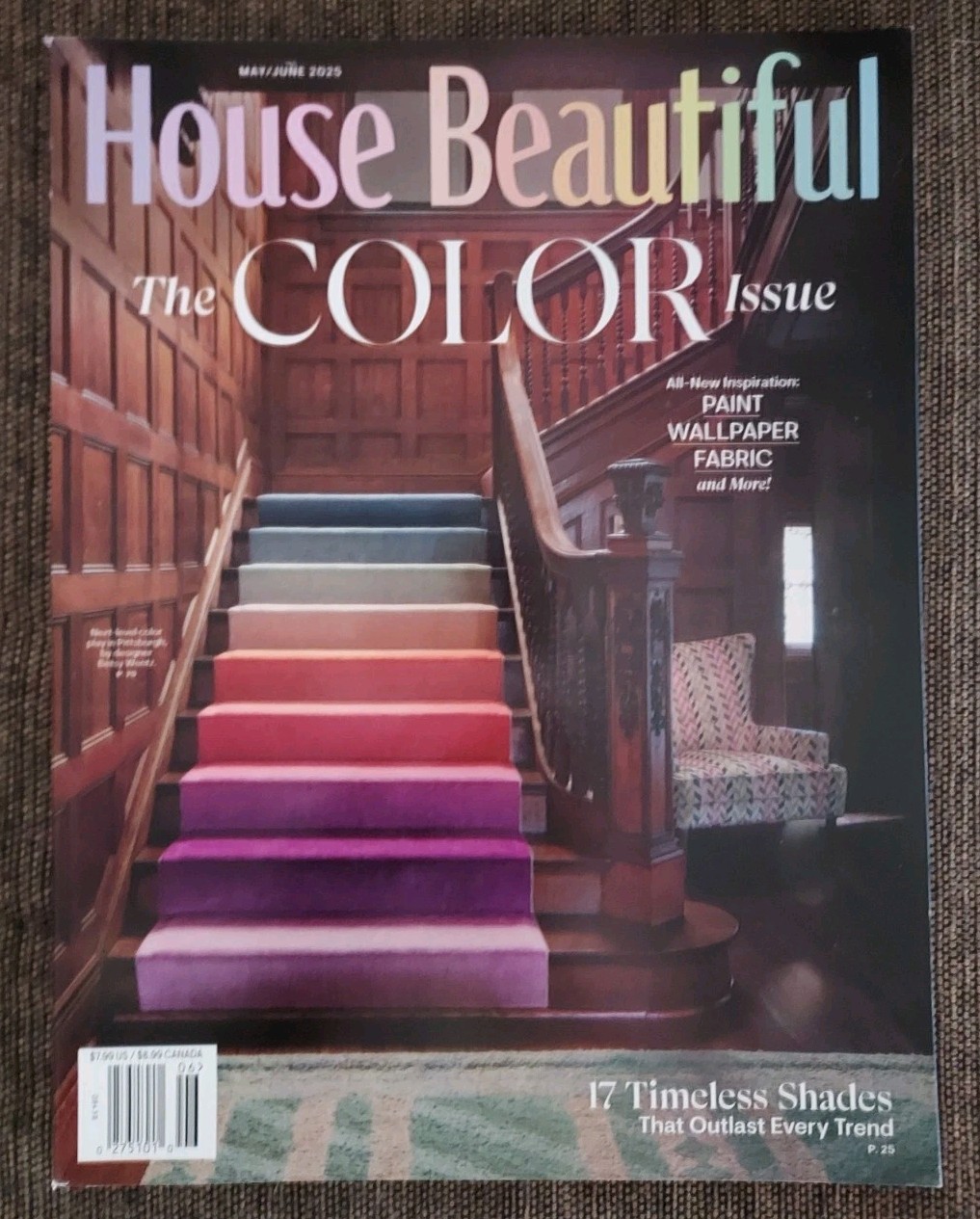 House Beautiful Magazine May June 2025 The Color Issue NEW