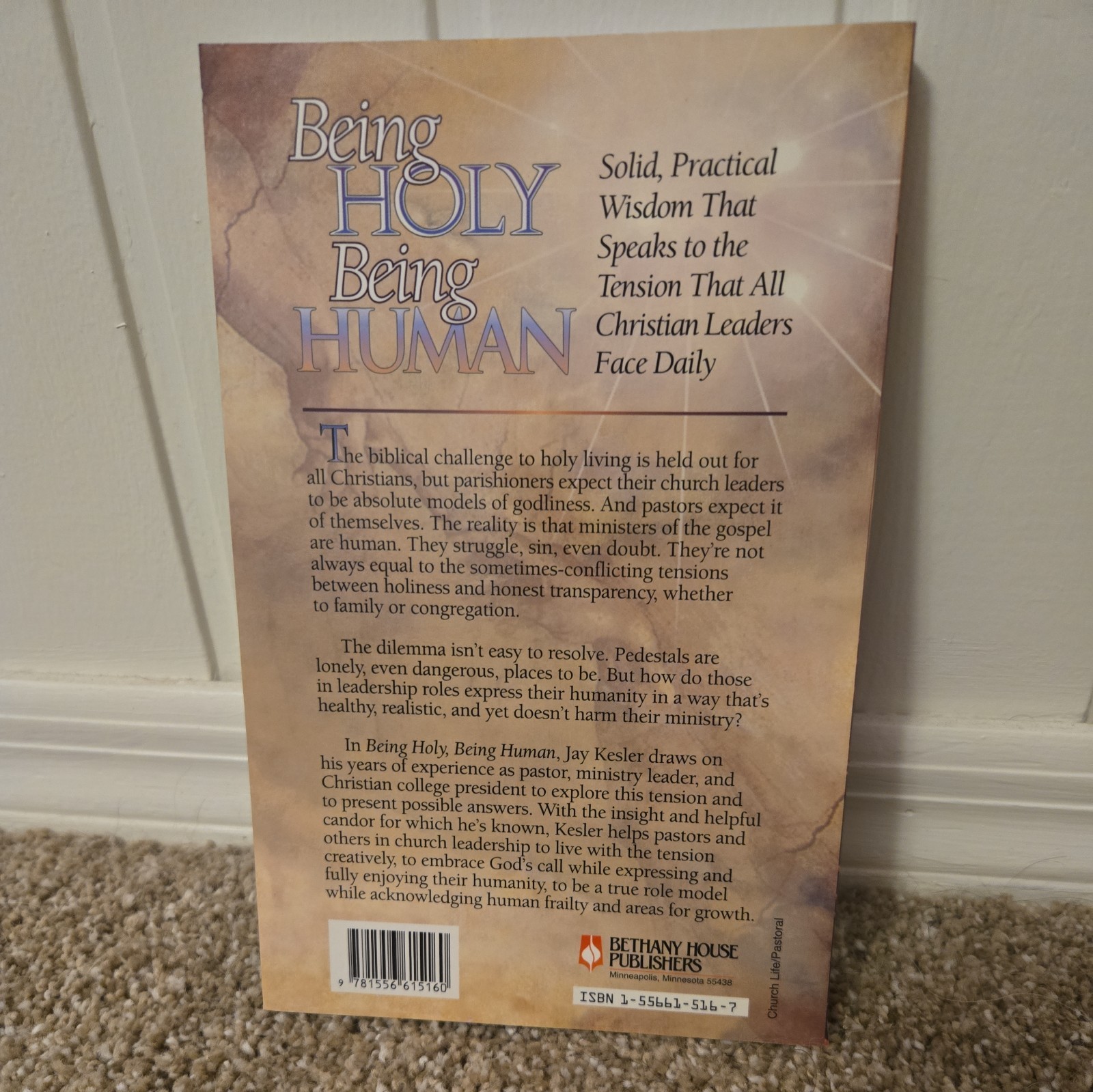 Being Holy, Being Human: Dealing with the Incredible Expectations and Pressures